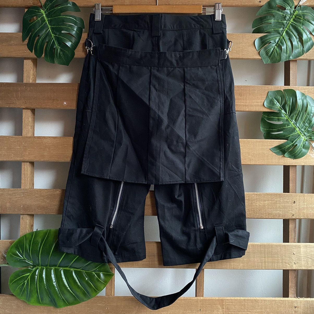 Japanese Brand × No Future × Seditionaries No Future Bondage Punk Layer Skirt 3q Pants Size 30" / US 8 / IT 44 - 2 Thumbnail
