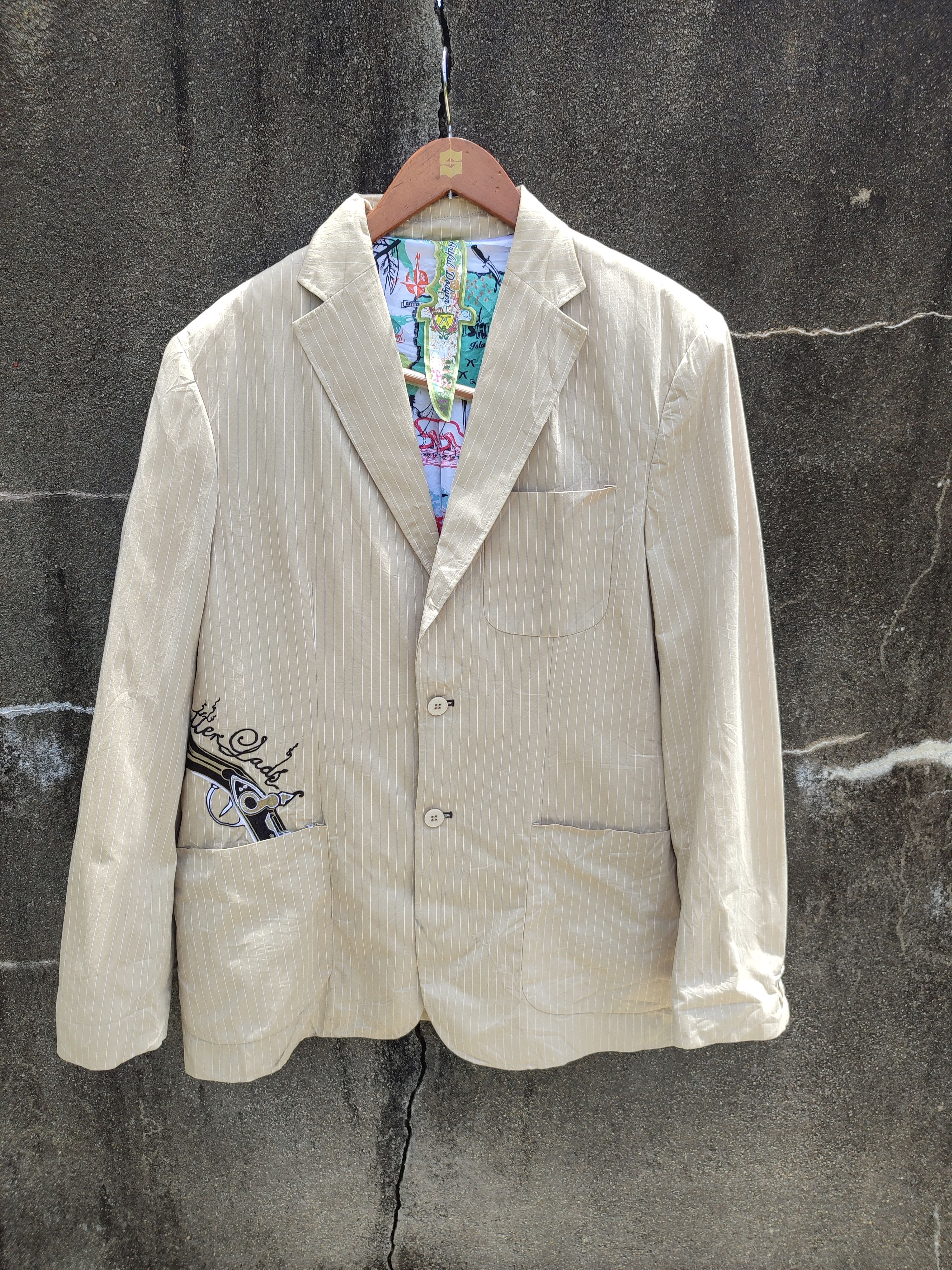 Artful Dodger Artful Dodger Embroidered Blazer (3XL) Size US XL / EU 56 / 4 - 7 Thumbnail