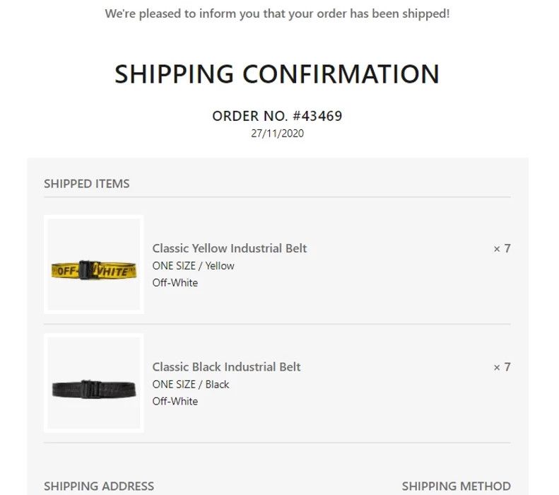 Off-White 🔥「2020FW 」Industrial Belt Size ONE SIZE - 6 Thumbnail