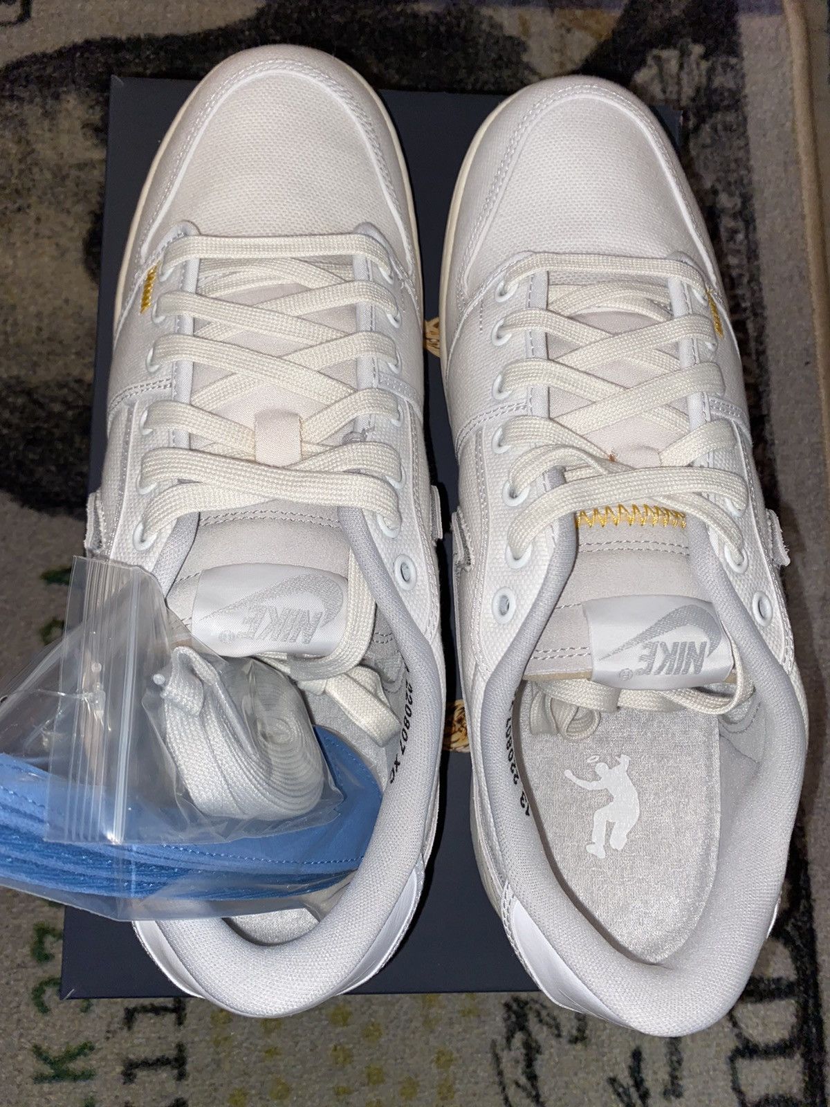 Jordan Brand × Nike × Union LA Jordan 1 Retro AJKO Low SP Union White Canvas Size US 13 / EU 46 - 5 Thumbnail