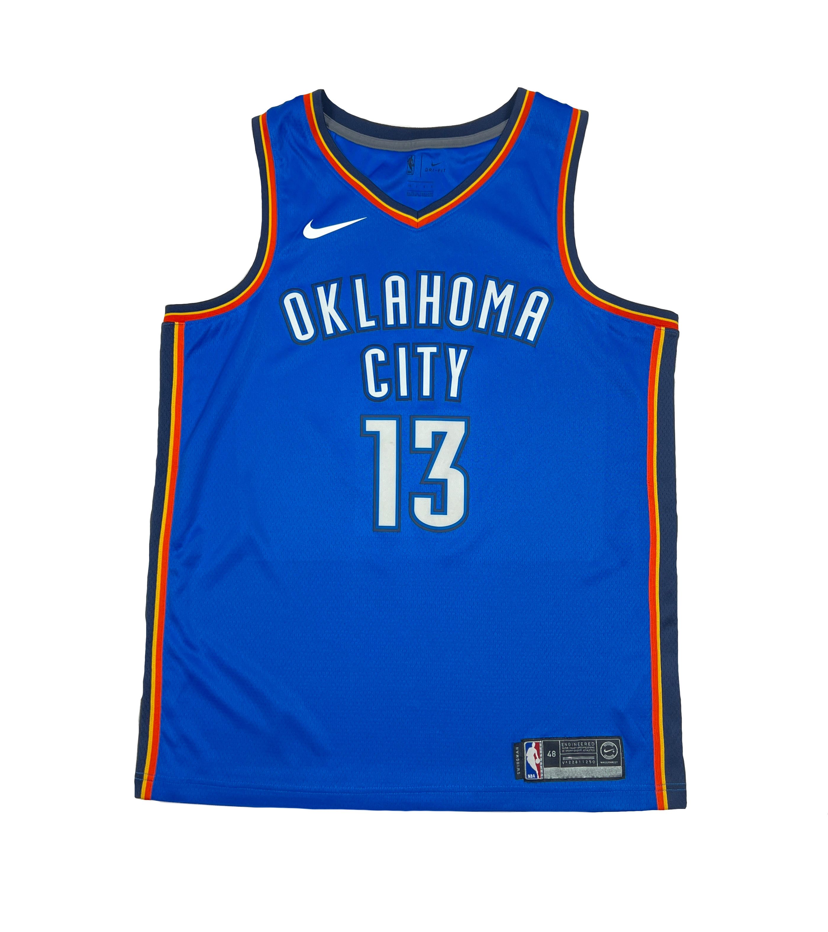 Nike Nike Oklahoma City Thunder #13 PAUL GEORGE Basketball Jersey Size US L / EU 52-54 / 3 - 1 Preview