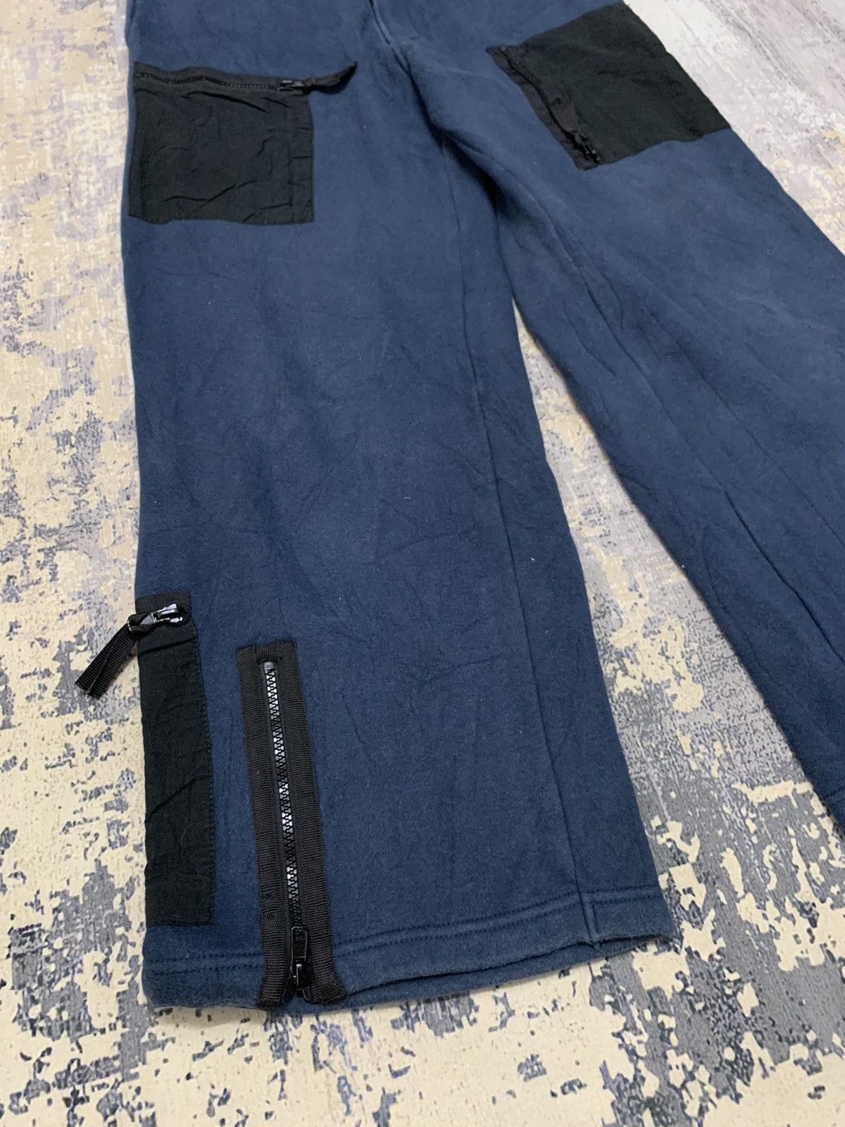 Japanese Brand Limpies Multipocket Tactical Baggy Sweat Pant 35x27.5 Size US 35 - 3 Thumbnail