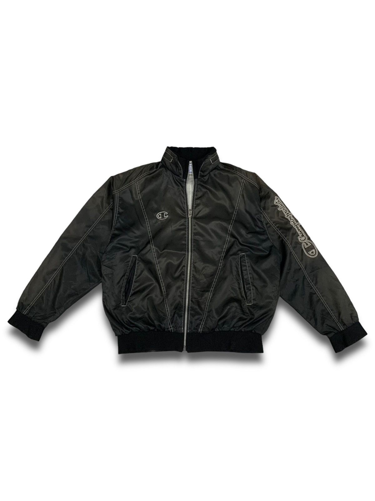 Champion Vintage 90s SUNFADED Champion Bomber Nylon Size US M / EU 48-50 / 2 - 7 Thumbnail