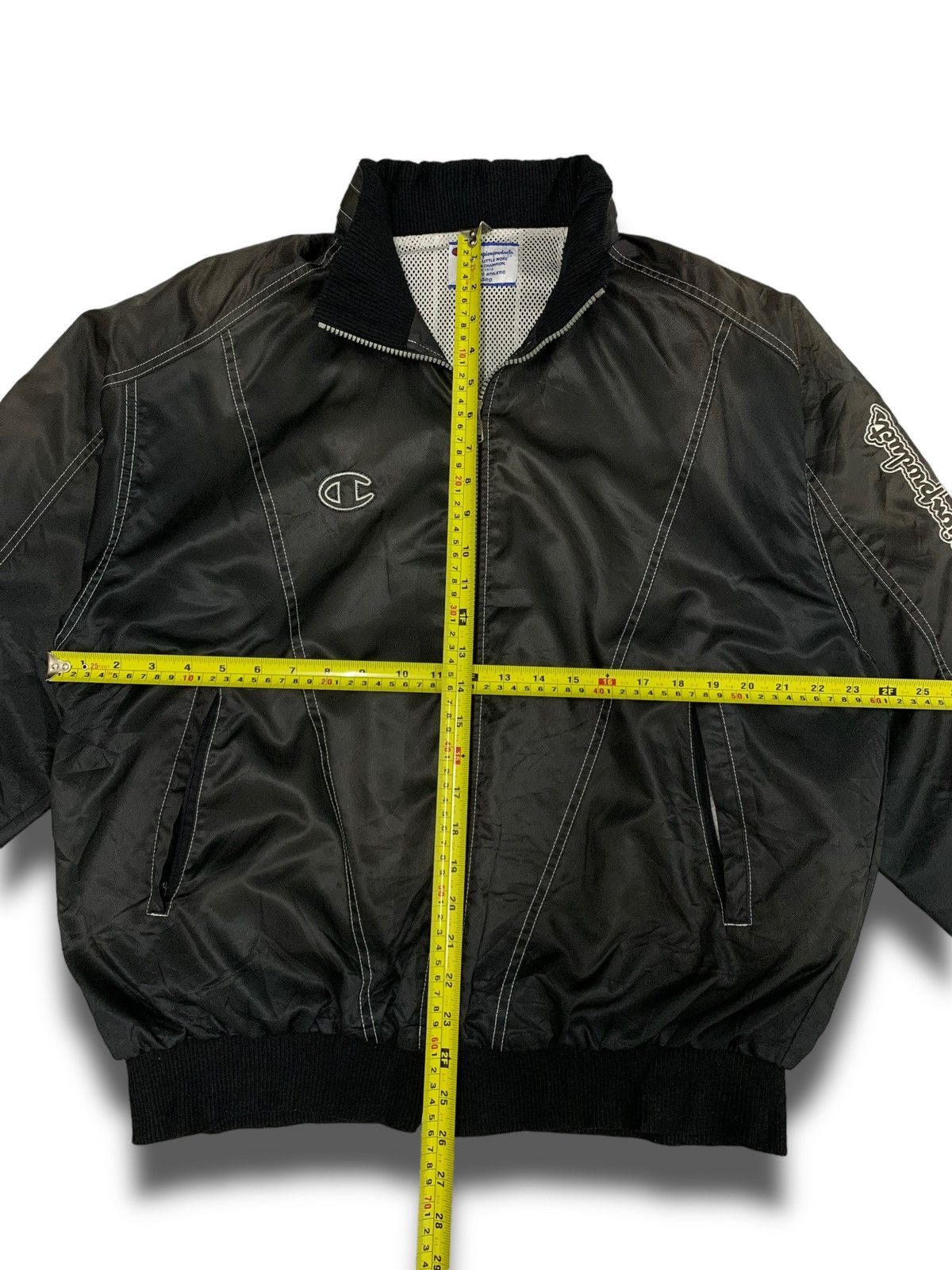 Champion Vintage 90s SUNFADED Champion Bomber Nylon Size US M / EU 48-50 / 2 - 9 Thumbnail
