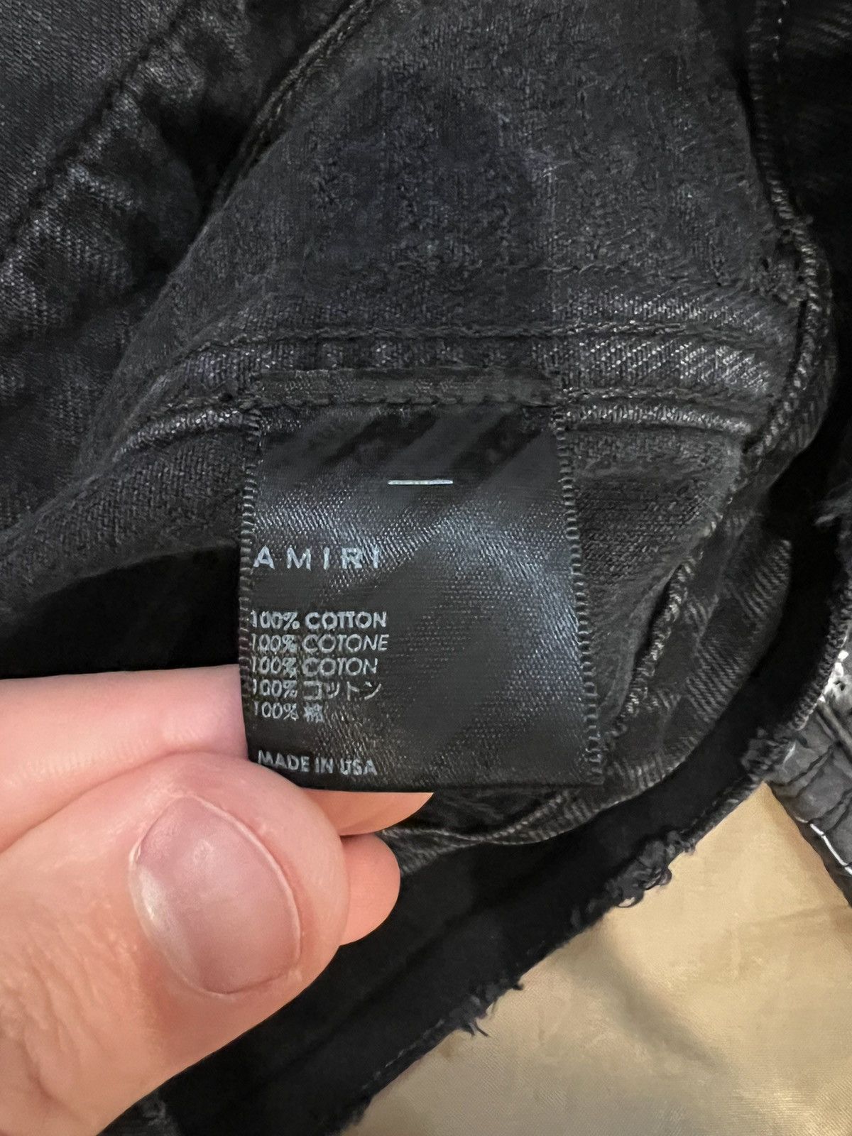 Amiri AMIRI patchwork denim jacket size L $3500 Size US L / EU 52-54 / 3 - 5 Thumbnail
