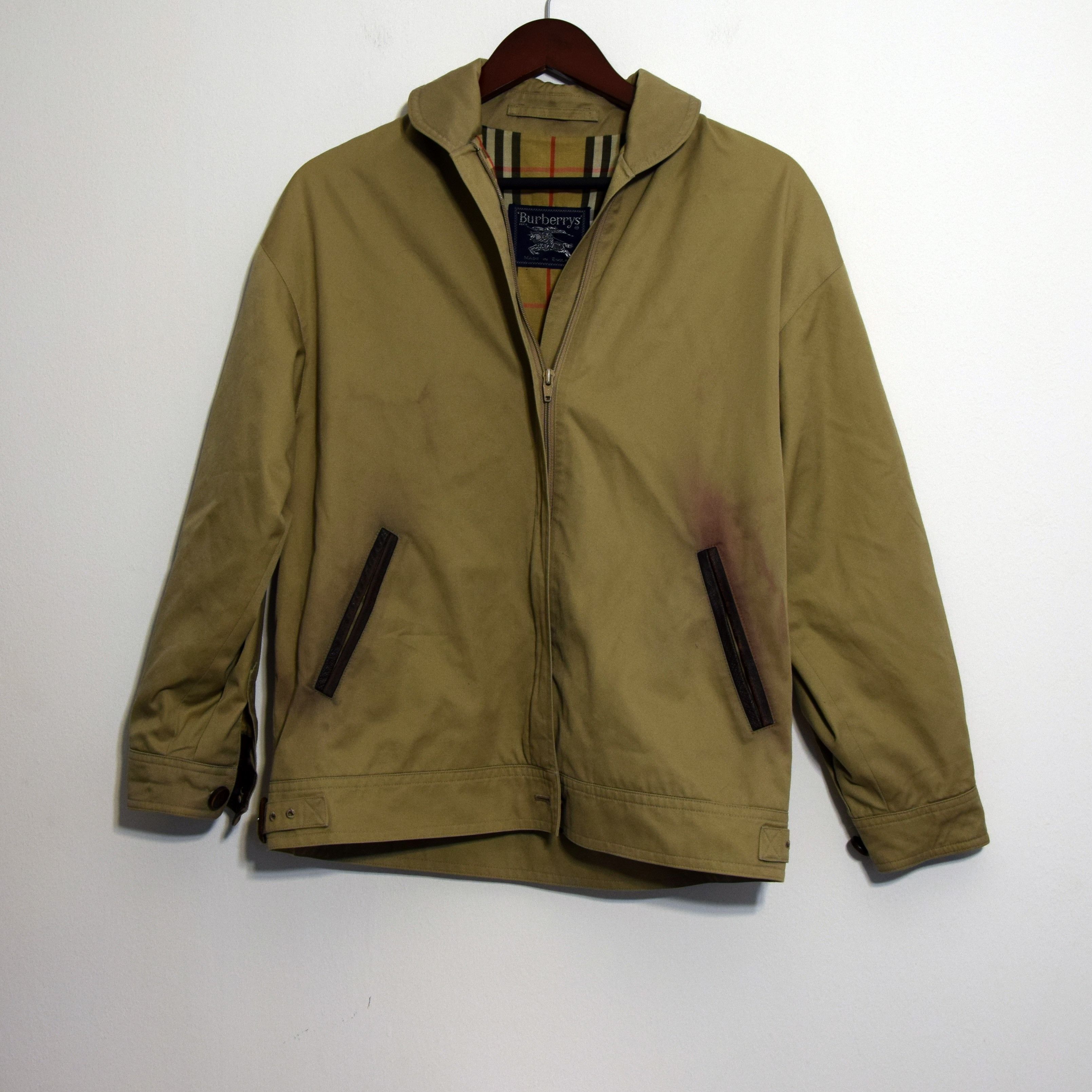 Burberry × Vintage 90s Women’s Regular Burberry Nova Check Jacket 10 Size ONE SIZE - 1 Thumbnail
