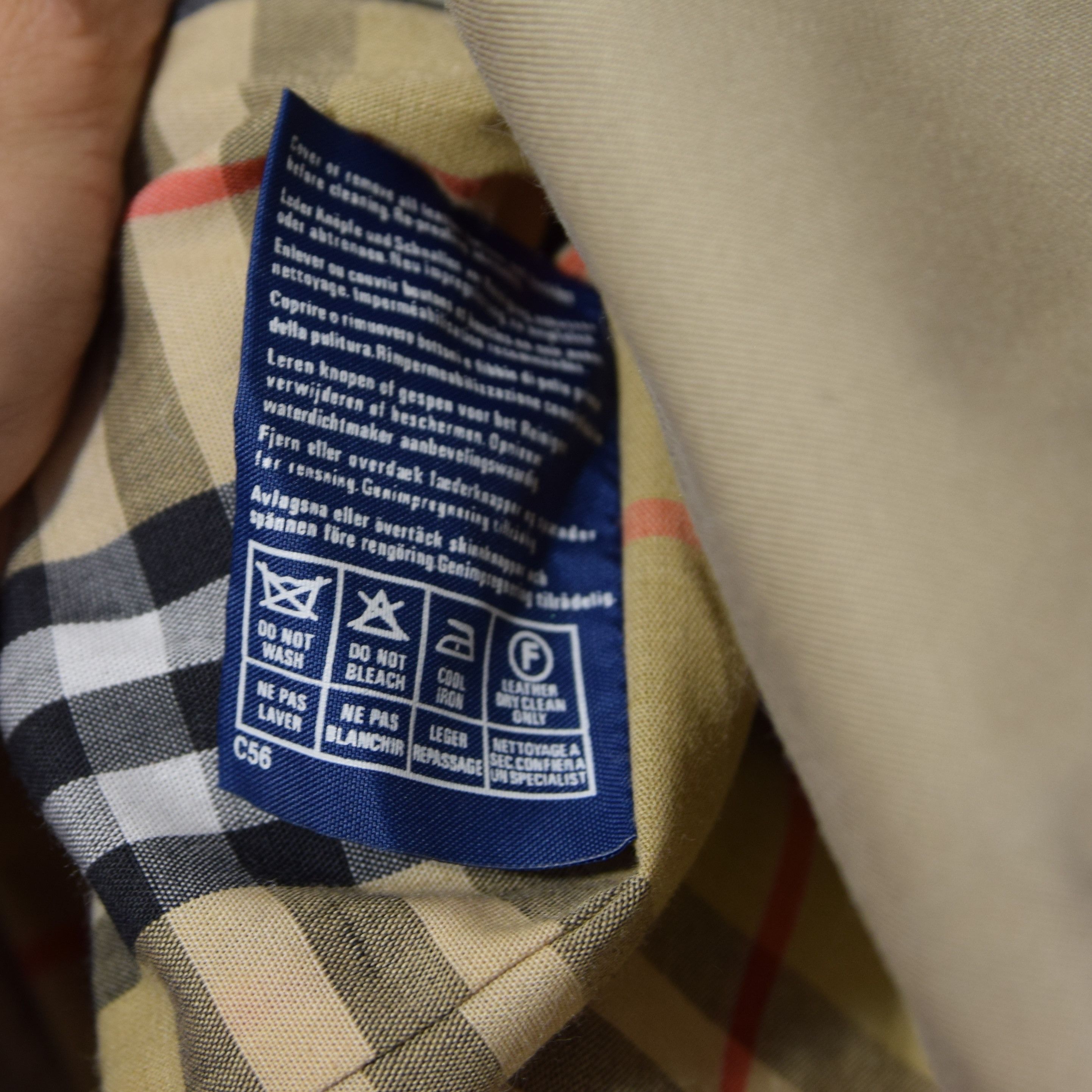 Burberry × Vintage 90s Women’s Regular Burberry Nova Check Jacket 10 Size ONE SIZE - 6 Thumbnail