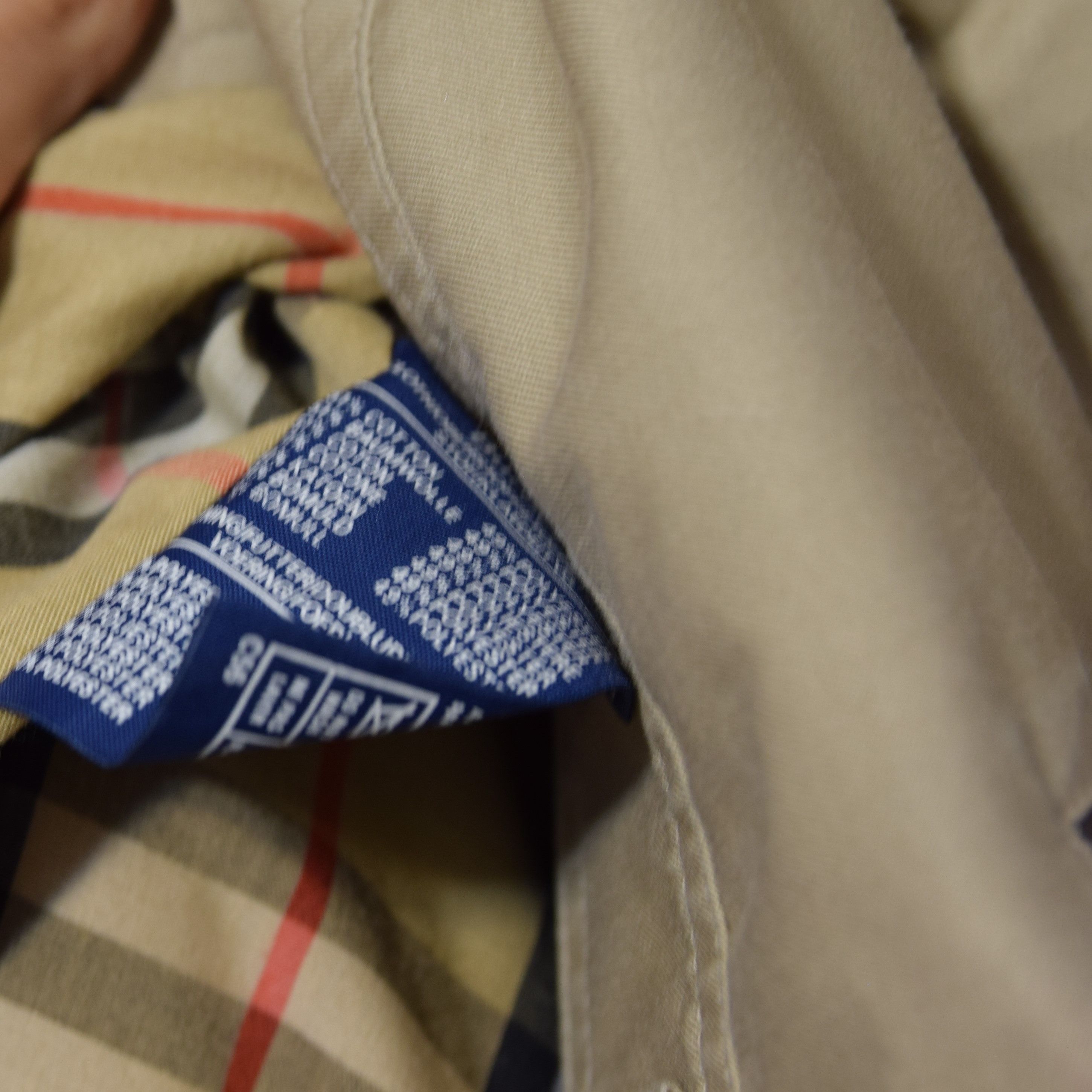Burberry × Vintage 90s Women’s Regular Burberry Nova Check Jacket 10 Size ONE SIZE - 5 Thumbnail