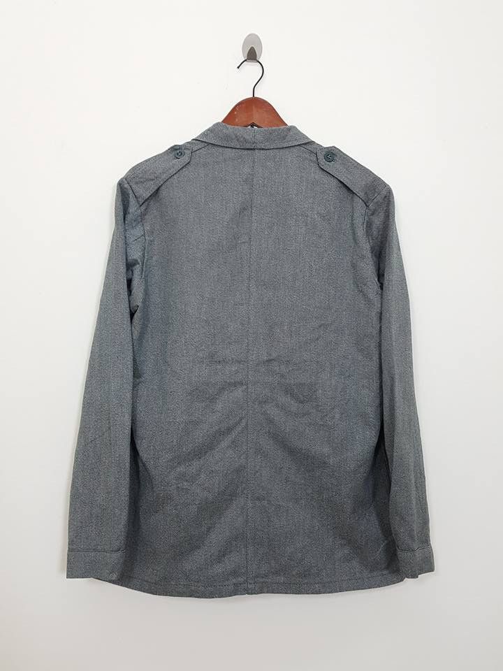 Other Swedish Military Cotton Micro Brush Twill Jean Jacket Size US M / EU 48-50 / 2 - 2 Thumbnail