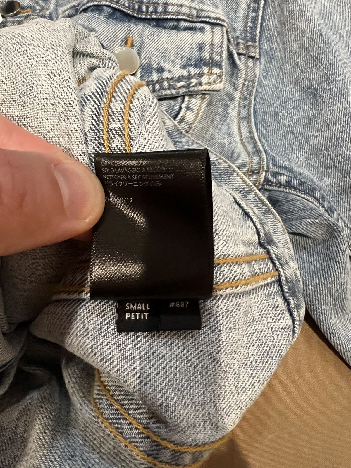 Amiri AMIRI x Playboy distressed-finish denim jacket size S Size US S / EU 44-46 / 1 - 6 Thumbnail