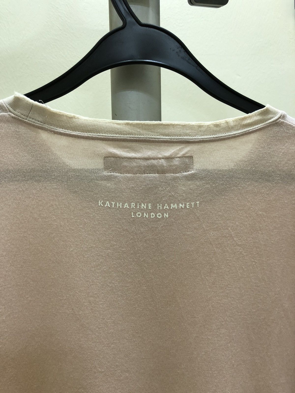 Katharine Hamnett London ARCHIVE🔥90s "Education not Missiles" Slogan Shirt Size US L / EU 52-54 / 3 - 5 Thumbnail