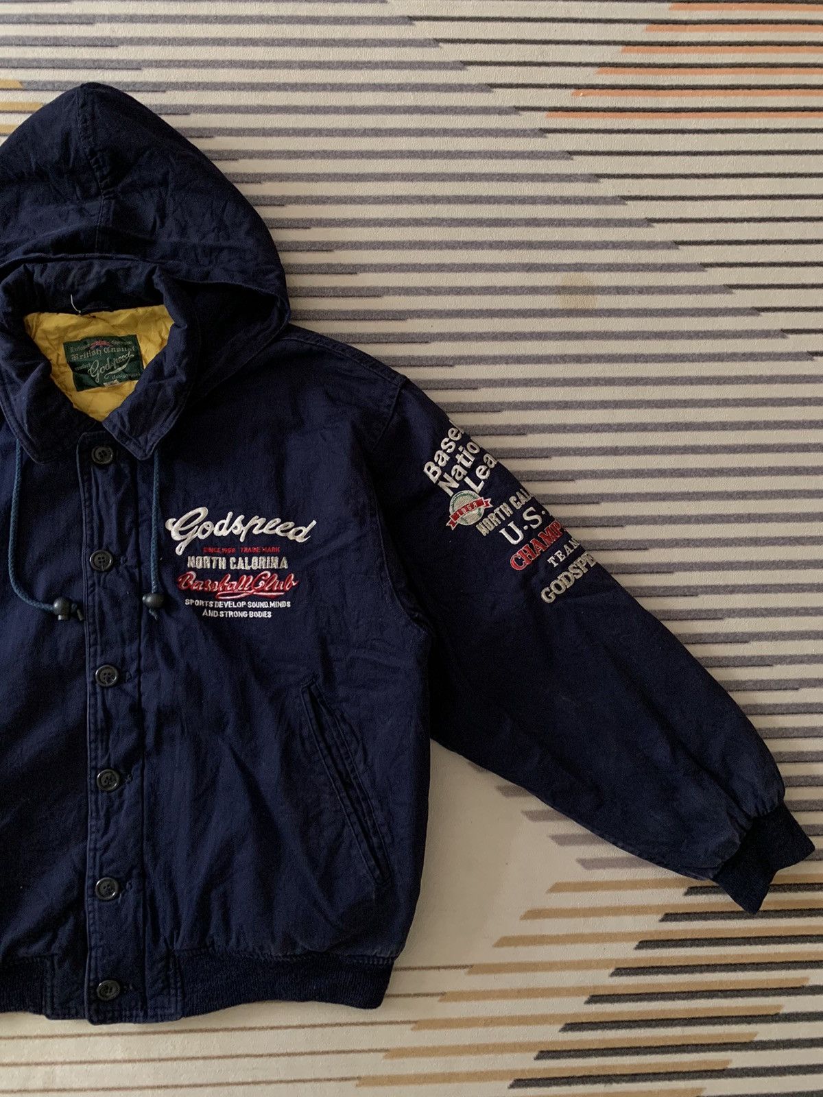 Godspeed Vintage Godspeed bomber Hoodie Jacket Size US L / EU 52-54 / 3 - 3 Thumbnail