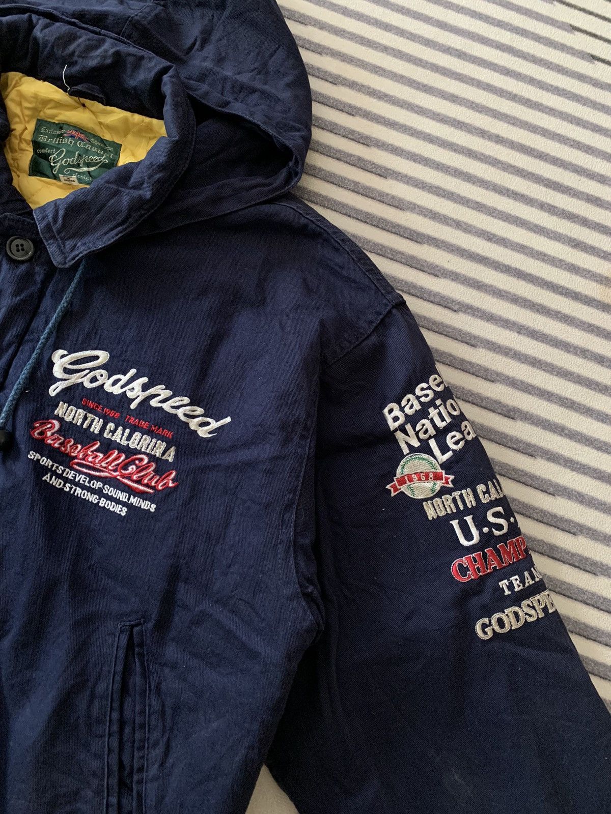 Godspeed Vintage Godspeed bomber Hoodie Jacket Size US L / EU 52-54 / 3 - 4 Thumbnail