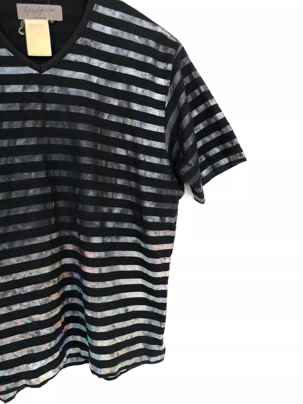 Yohji Yamamoto GRAIL🔥00s Yohji Pour Homme Gradient Striped Shirt Size US S / EU 44-46 / 1 - 1 Thumbnail