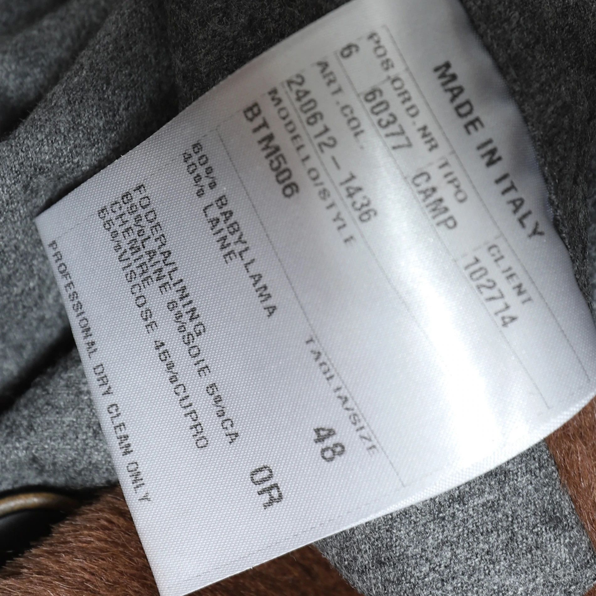 Berluti Double Breasted Brown Baby Lama Hair Coat Size US M / EU 48-50 / 2 - 6 Thumbnail