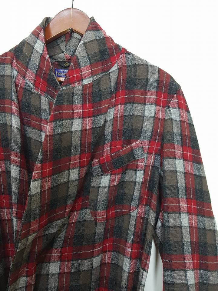 Pendleton 1960's 70s Vintage Macduff Tartan Plaid Virgin Wool Robe Size US M / EU 48-50 / 2 - 8 Thumbnail