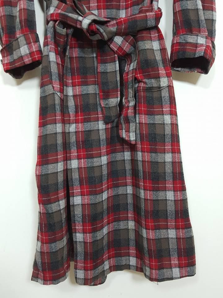 Pendleton 1960's 70s Vintage Macduff Tartan Plaid Virgin Wool Robe Size US M / EU 48-50 / 2 - 9 Thumbnail
