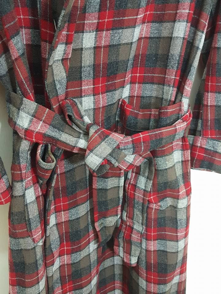 Pendleton 1960's 70s Vintage Macduff Tartan Plaid Virgin Wool Robe Size US M / EU 48-50 / 2 - 11 Thumbnail