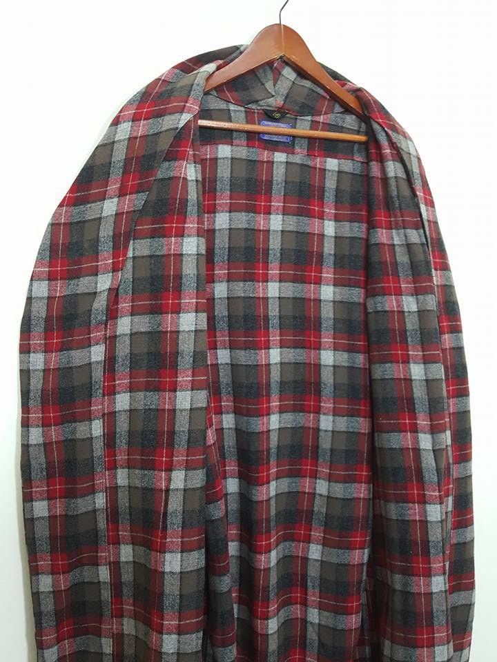 Pendleton 1960's 70s Vintage Macduff Tartan Plaid Virgin Wool Robe Size US M / EU 48-50 / 2 - 5 Thumbnail