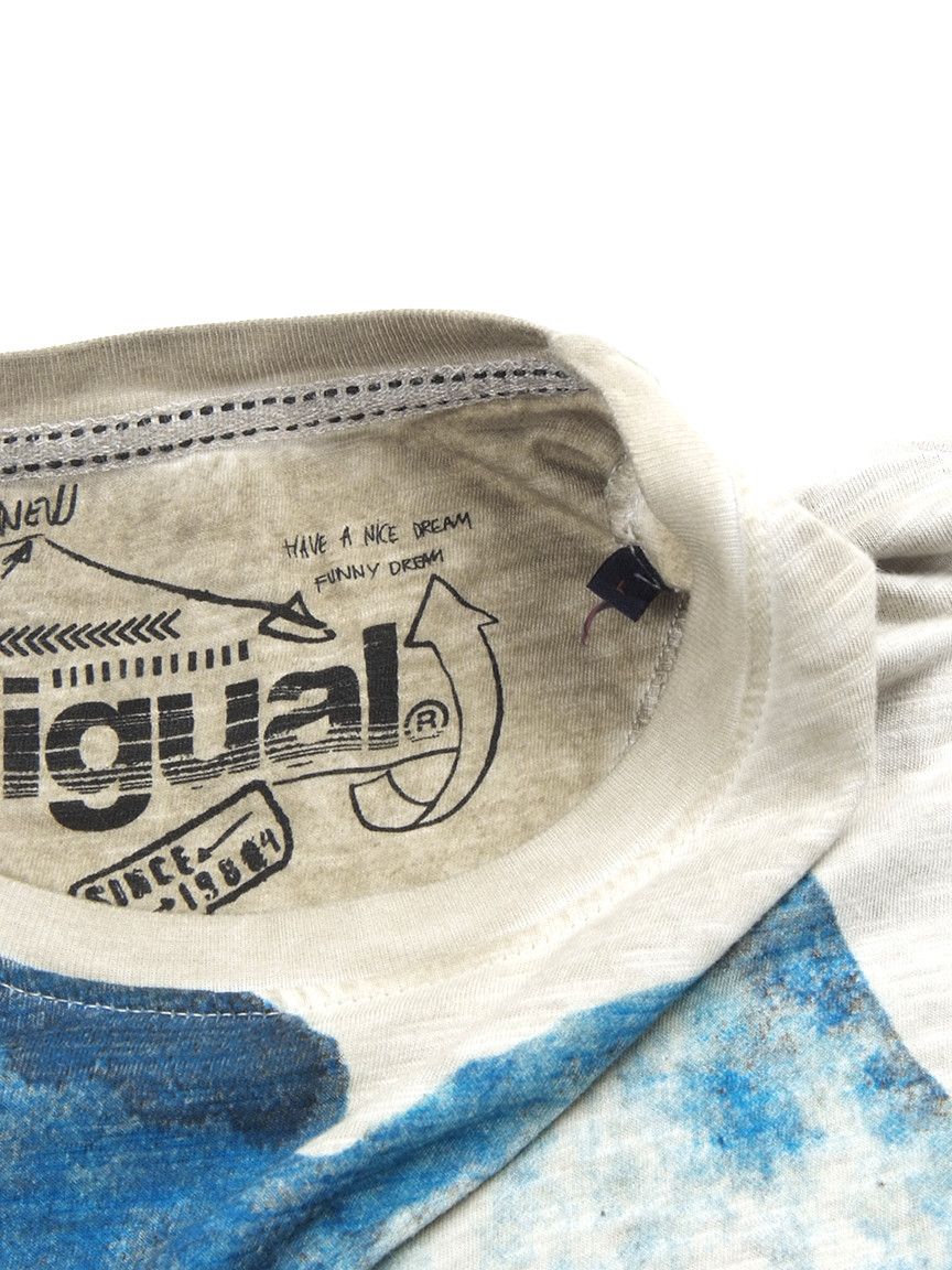 Desigual × Vintage Vintage y2k Desigual Abstract Print Long Sleeve T-shirt Size US L / EU 52-54 / 3 - 4 Thumbnail