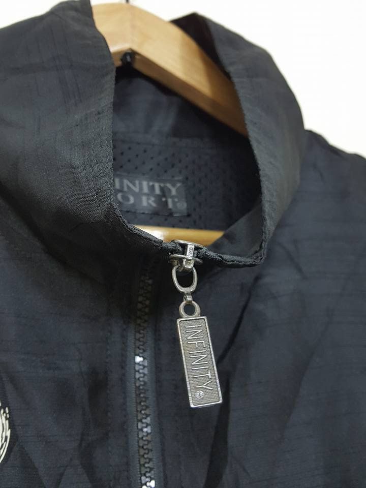 Designer × Japanese Brand INFINITY SPORT Dragon Embroided Logo Zipped Jacket Size US L / EU 52-54 / 3 - 11 Thumbnail