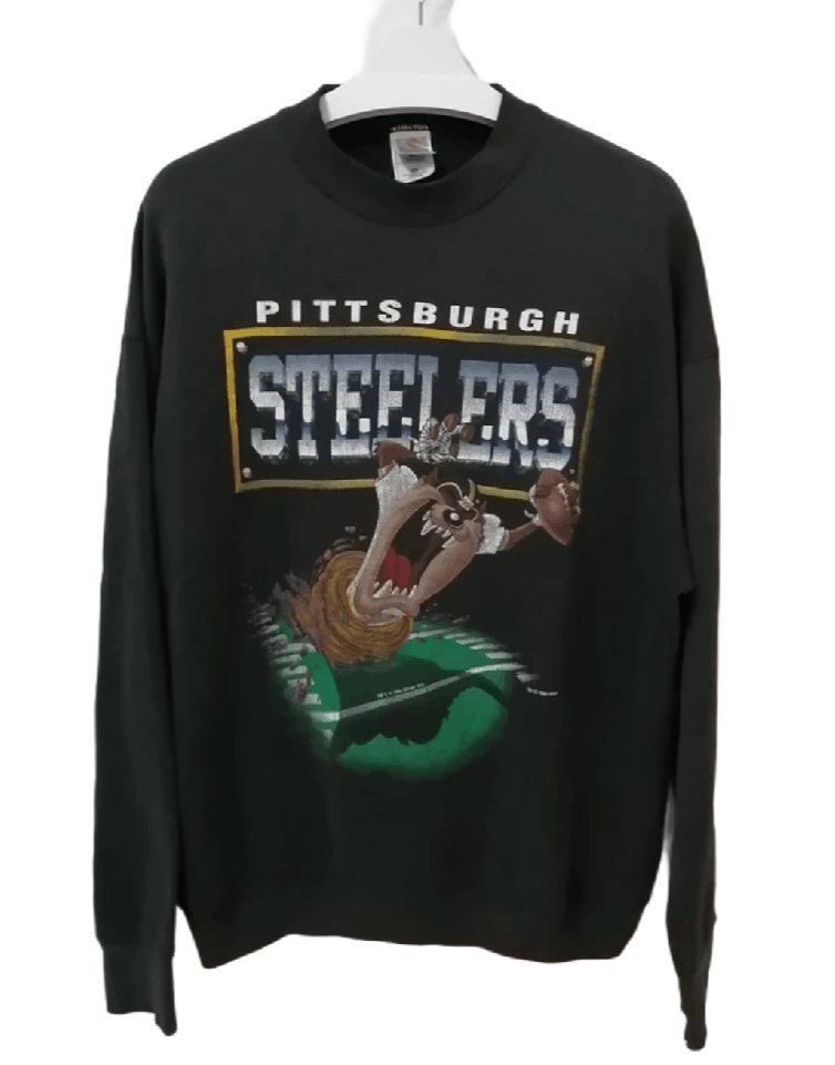 Vintage Vintage TAZZMANIA 90s Warner Bros Sweatshirt Size US XL / EU 56 / 4 - 1 Thumbnail