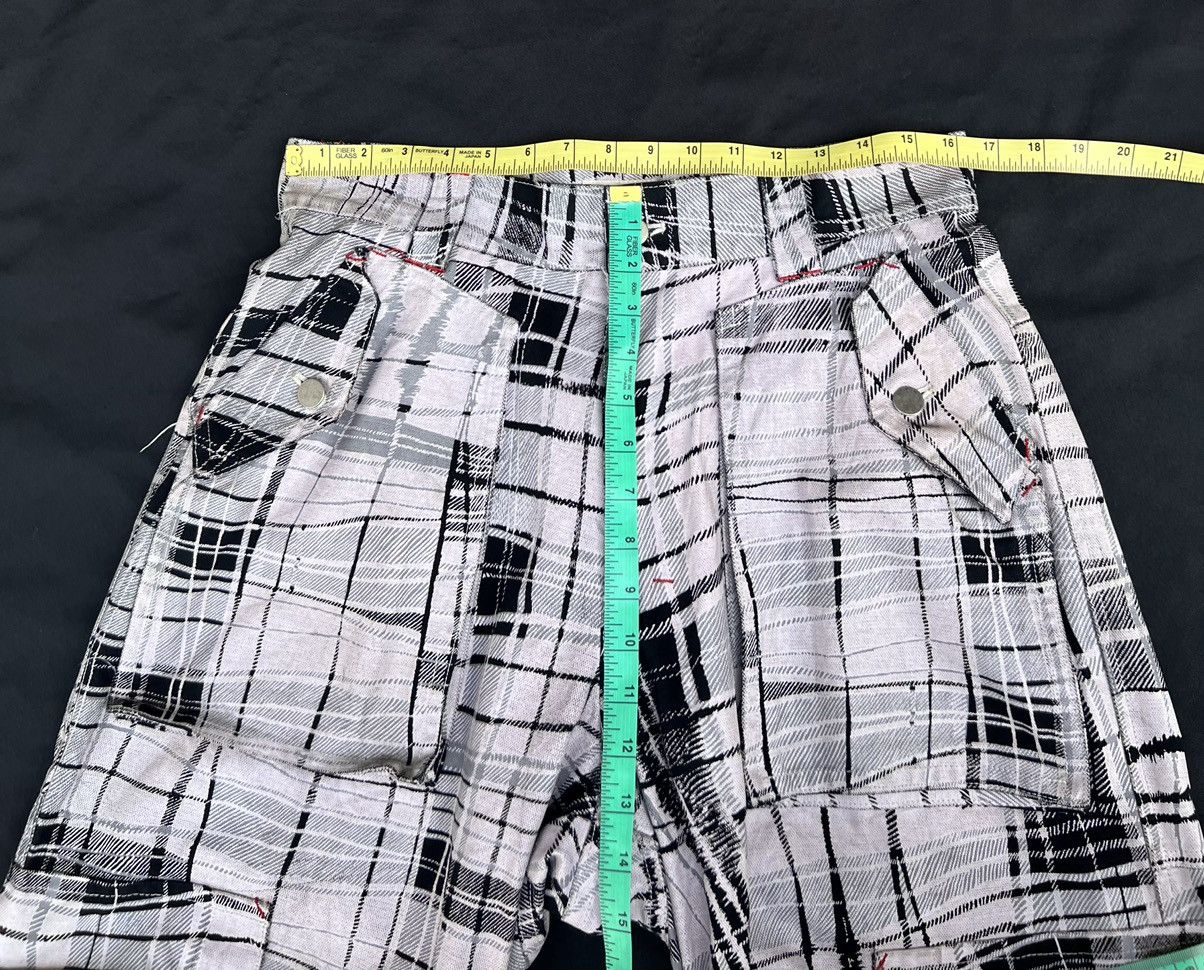 20471120 × Beauty Beast × Vintage Vintage MILK BOY Japan Wax Coated Checks Tactical Cargo Pant Size US 32 / EU 48 - 2 Thumbnail