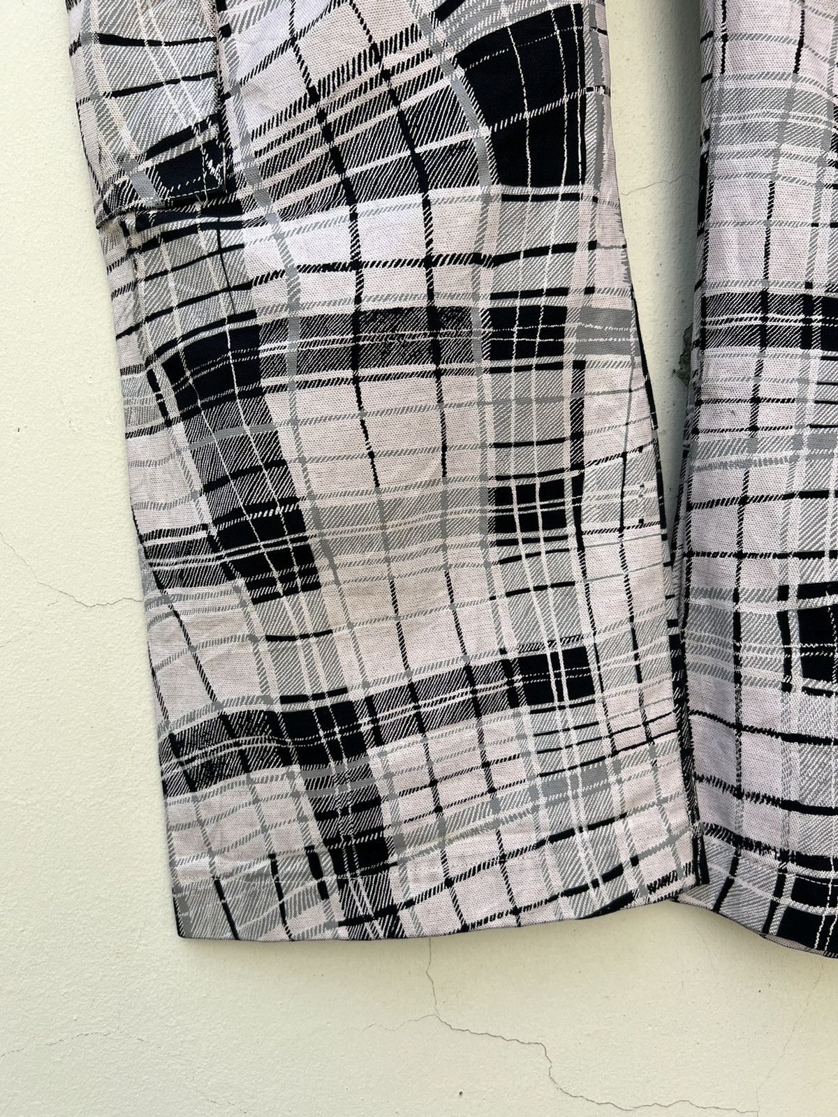 20471120 × Beauty Beast × Vintage Vintage MILK BOY Japan Wax Coated Checks Tactical Cargo Pant Size US 32 / EU 48 - 19 Thumbnail