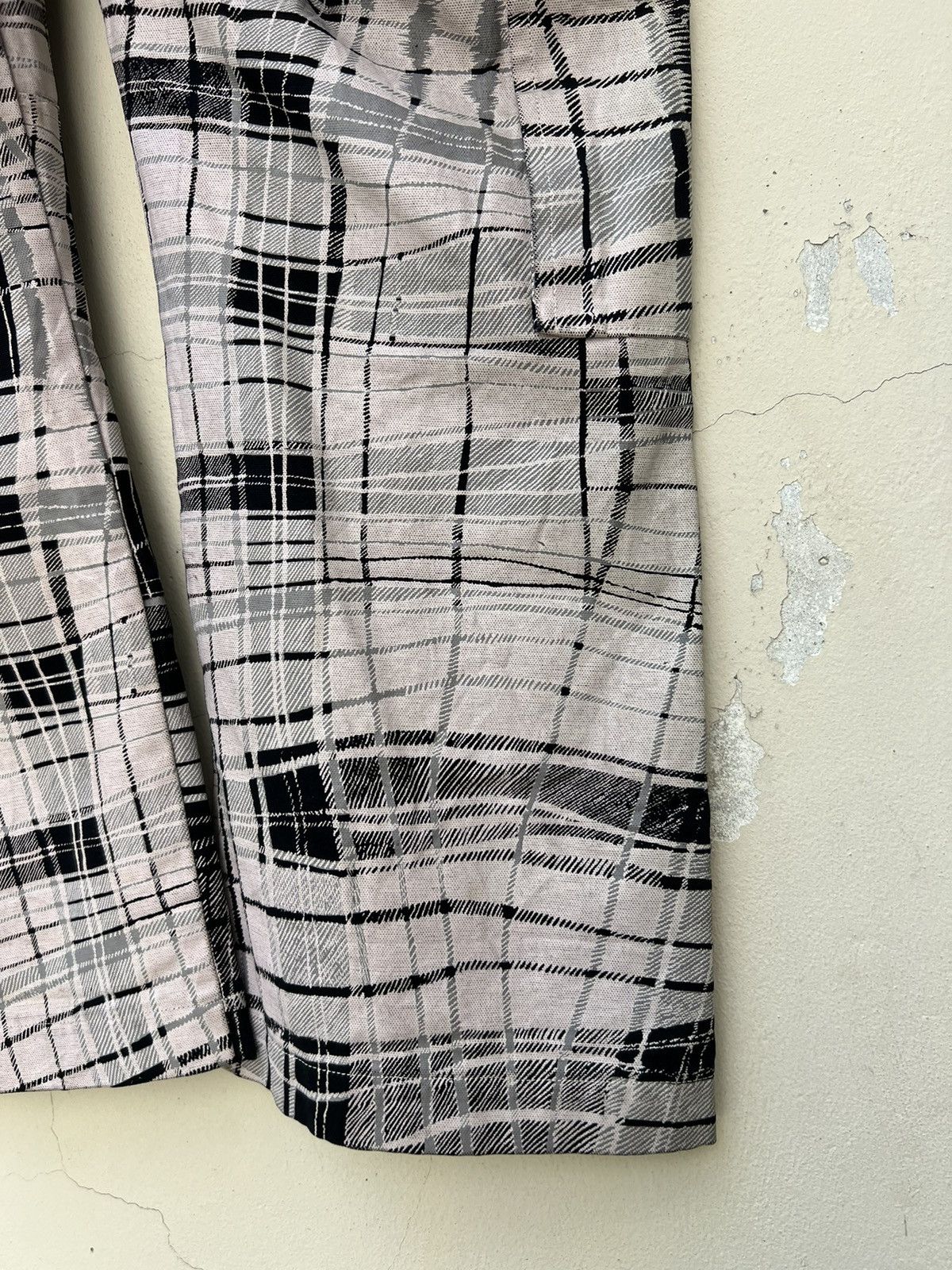 20471120 × Beauty Beast × Vintage Vintage MILK BOY Japan Wax Coated Checks Tactical Cargo Pant Size US 32 / EU 48 - 21 Thumbnail