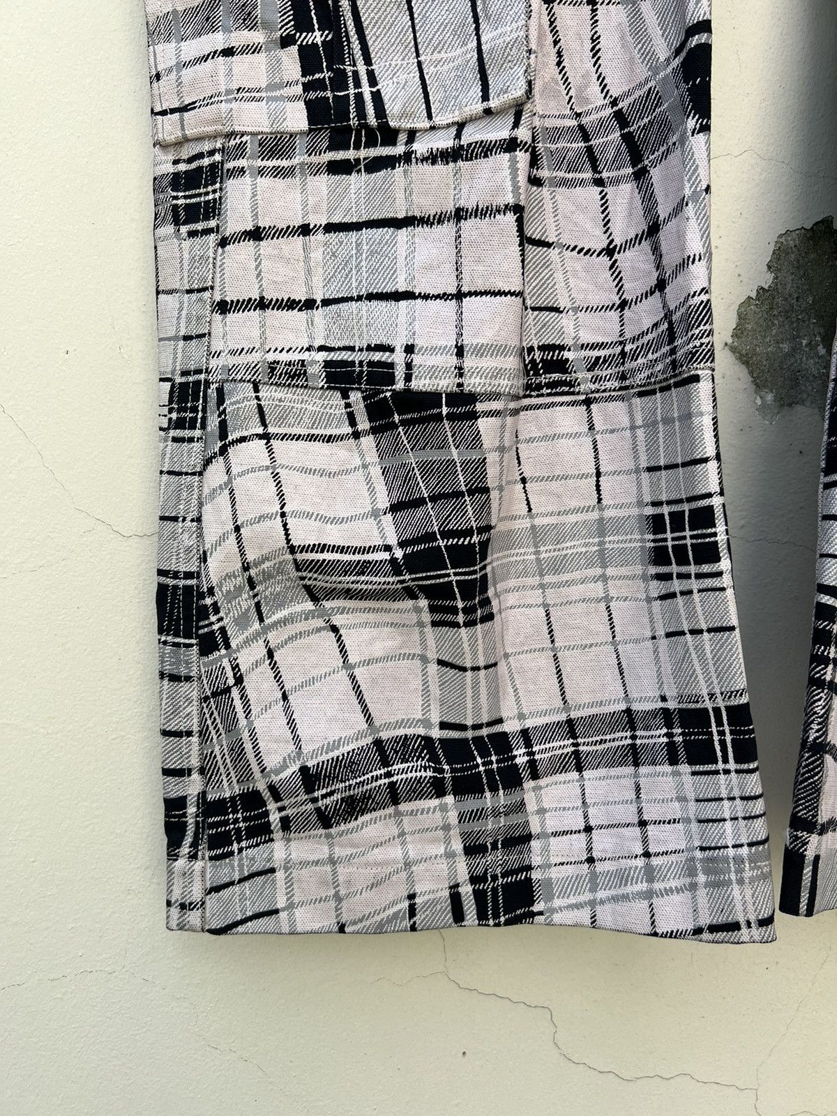 20471120 × Beauty Beast × Vintage Vintage MILK BOY Japan Wax Coated Checks Tactical Cargo Pant Size US 32 / EU 48 - 10 Thumbnail