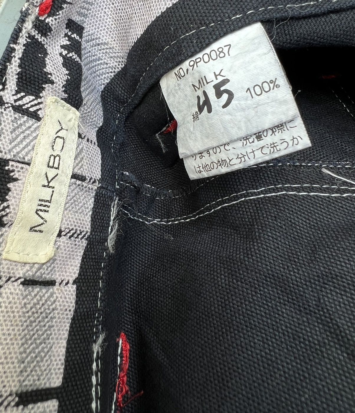 20471120 × Beauty Beast × Vintage Vintage MILK BOY Japan Wax Coated Checks Tactical Cargo Pant Size US 32 / EU 48 - 23 Thumbnail