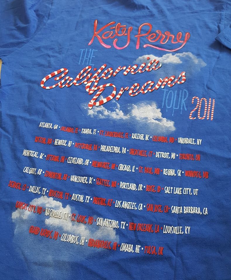 Band Tees Katy Perry Tour 2011 Copyrighted Concert Shirt Size S NWOT Size US S / EU 44-46 / 1 - 6 Thumbnail