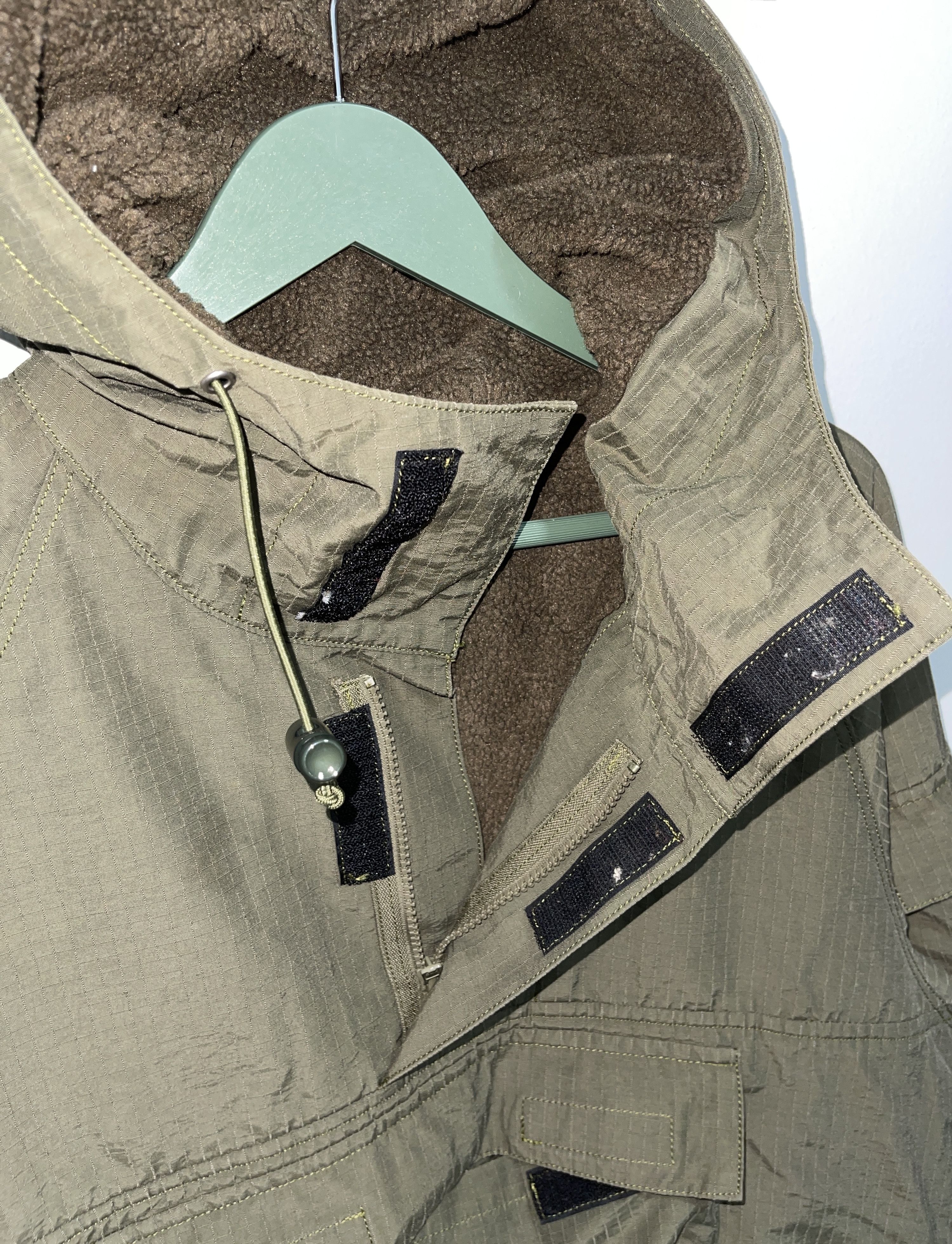 Japanese Brand × Vintage Japanese C.Brumes Quilted Fleece Half Zip Anorak Jacket Size US M / EU 48-50 / 2 - 5 Thumbnail