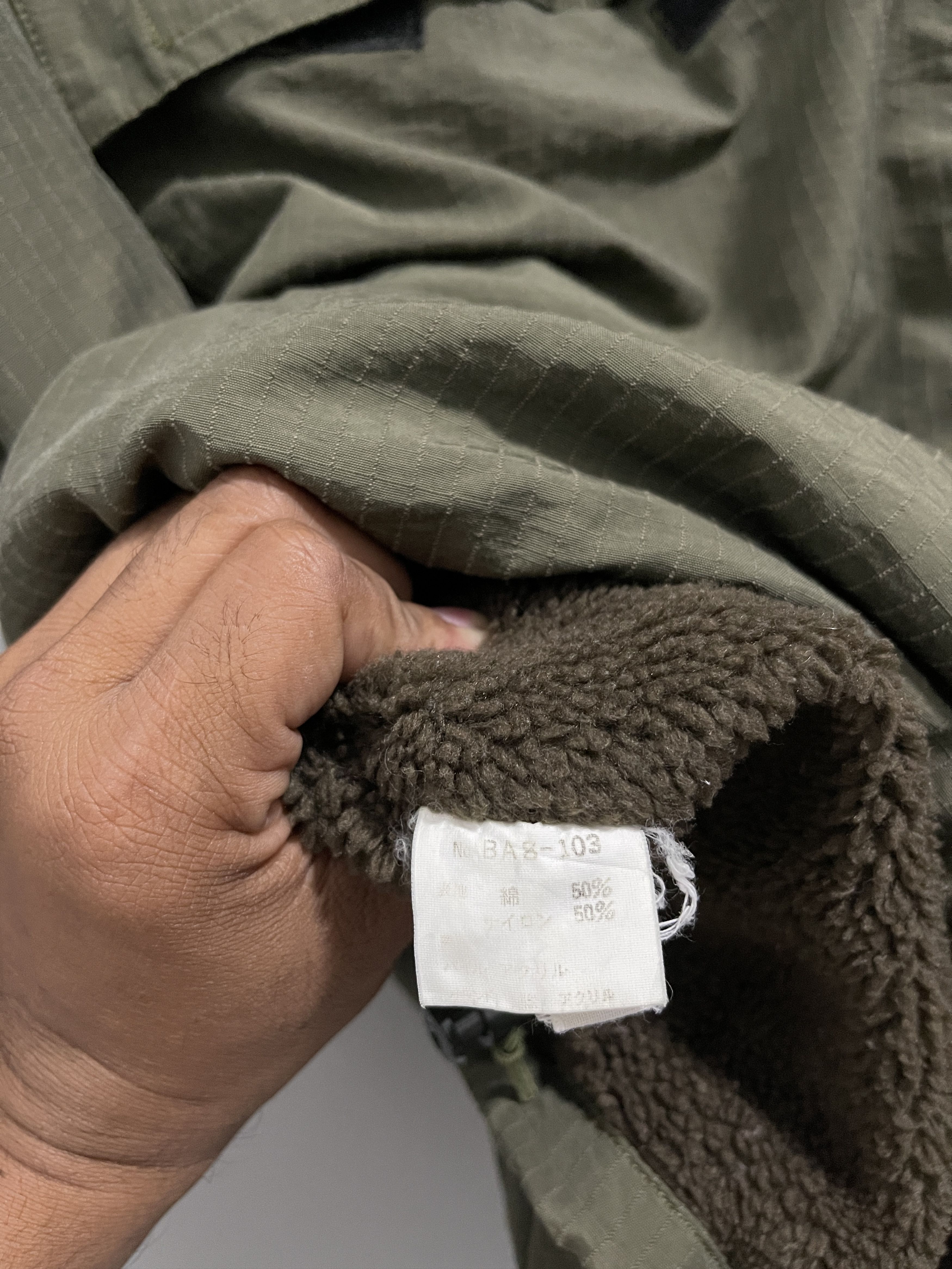 Japanese Brand × Vintage Japanese C.Brumes Quilted Fleece Half Zip Anorak Jacket Size US M / EU 48-50 / 2 - 13 Thumbnail