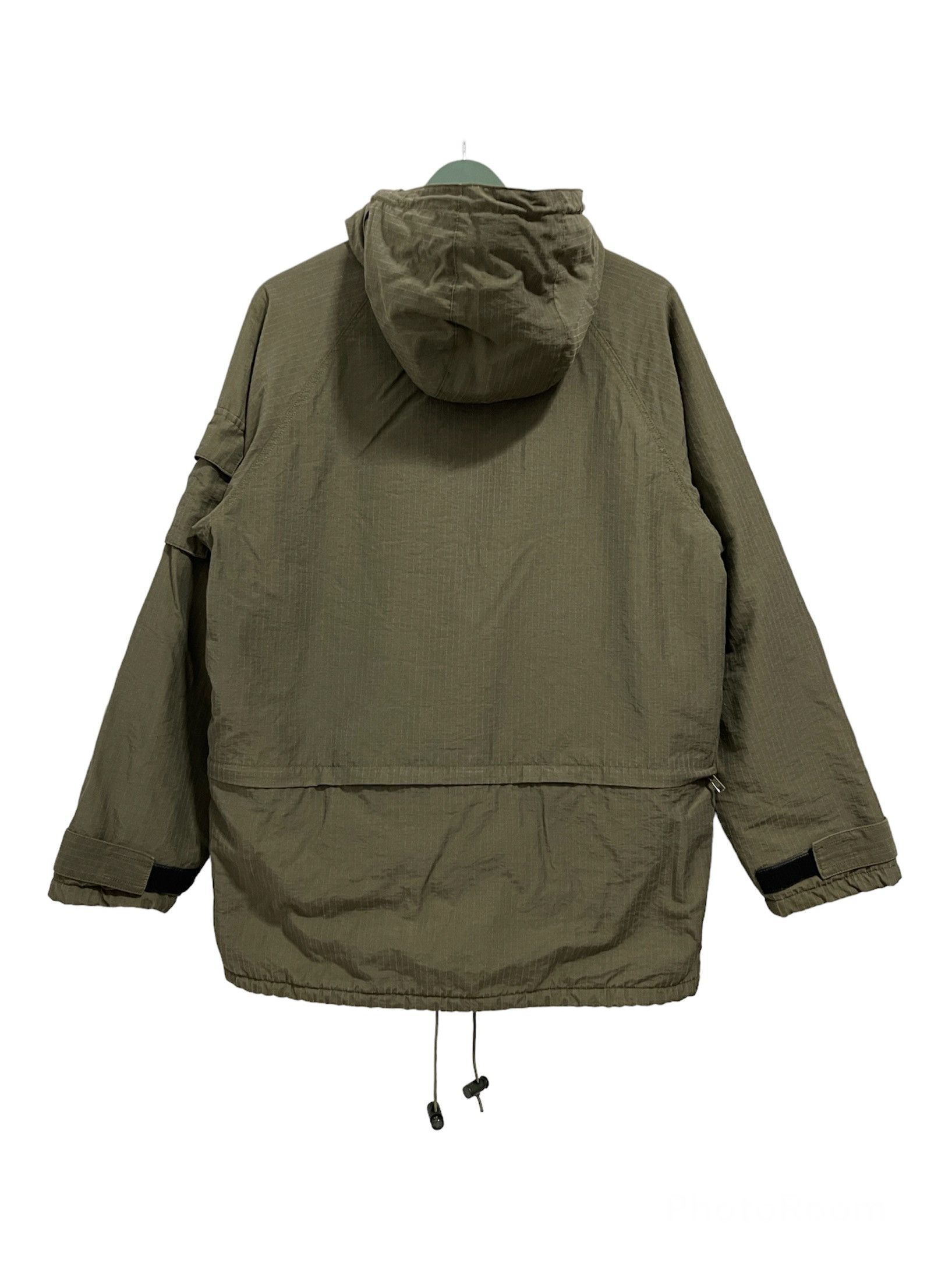 Japanese Brand × Vintage Japanese C.Brumes Quilted Fleece Half Zip Anorak Jacket Size US M / EU 48-50 / 2 - 9 Thumbnail