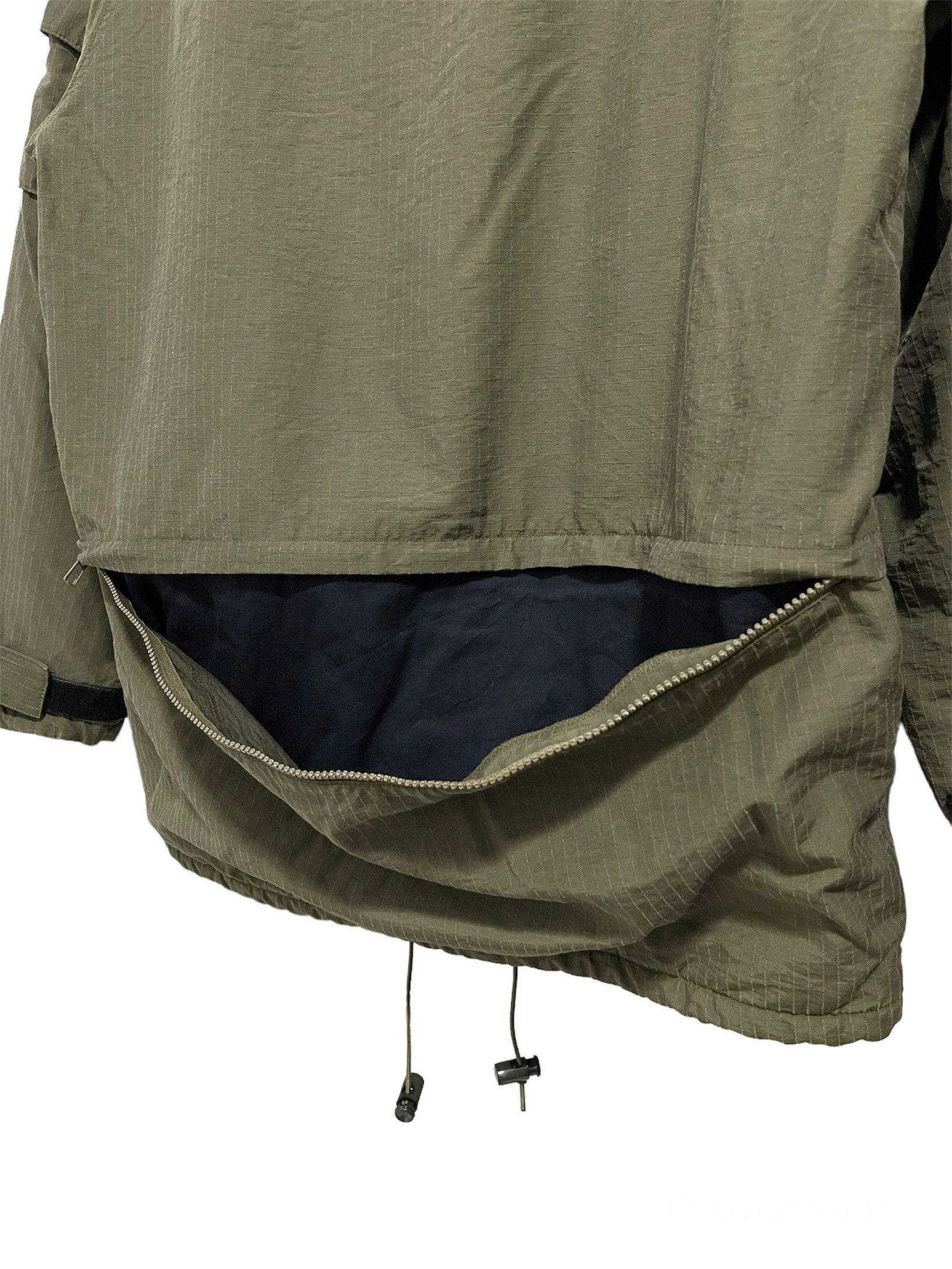Japanese Brand × Vintage Japanese C.Brumes Quilted Fleece Half Zip Anorak Jacket Size US M / EU 48-50 / 2 - 10 Thumbnail