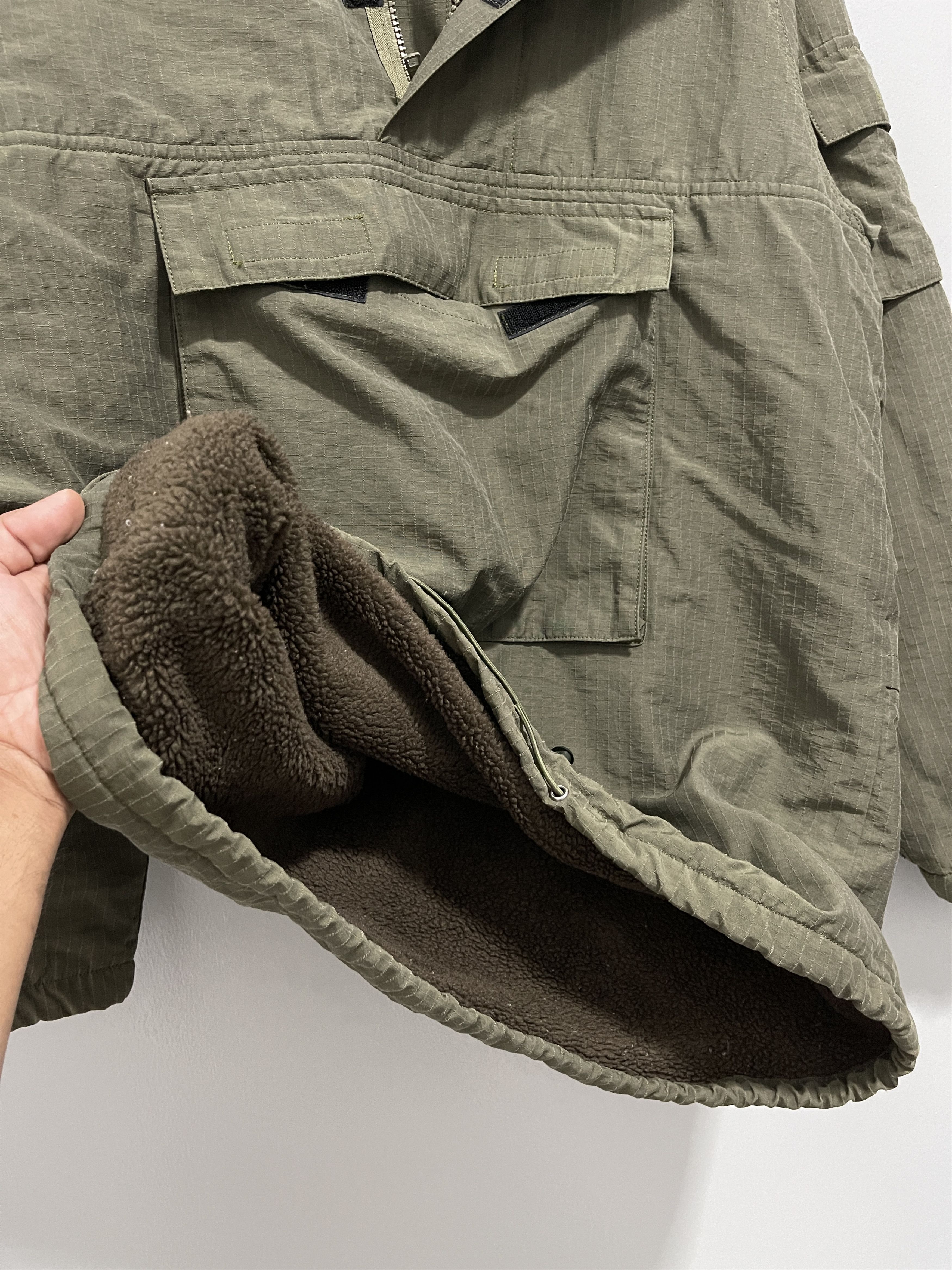 Japanese Brand × Vintage Japanese C.Brumes Quilted Fleece Half Zip Anorak Jacket Size US M / EU 48-50 / 2 - 8 Thumbnail