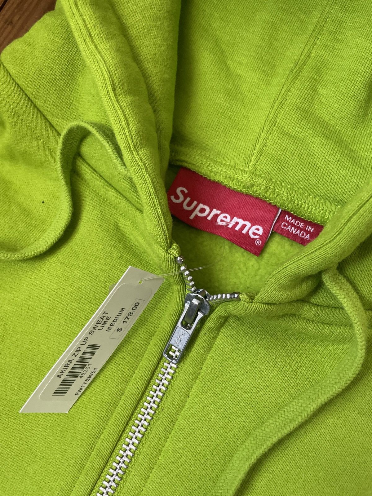 Supreme DSWT Supreme x Akira Syringe Green Zip Hoodie Size US M / EU 48-50 / 2 - 3 Thumbnail