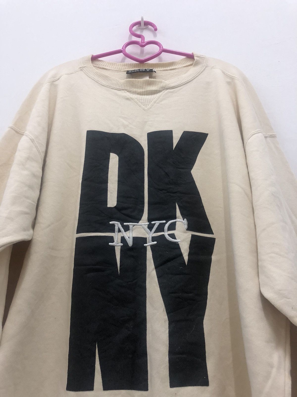 DKNY Rare Vintage 90s Donna Karan New York Dkny Nyc Sweatshirt Size US L / EU 52-54 / 3 - 2 Thumbnail