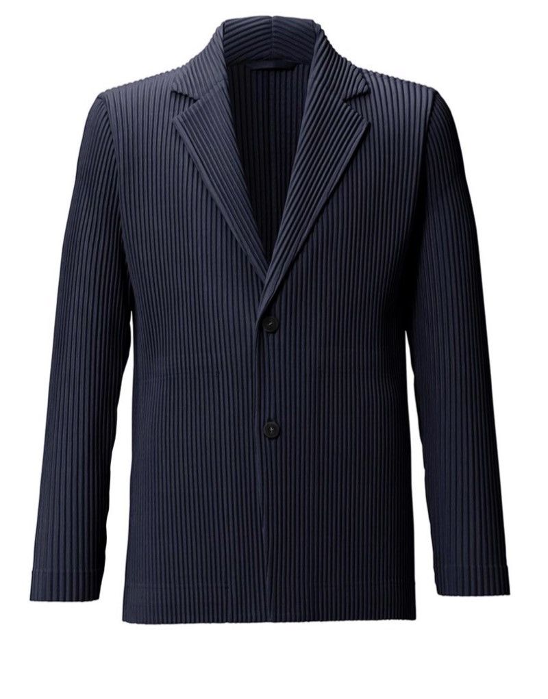 Issey Miyake ISSEY MIYAKE HOMME PLISSÉ 2022 SS Tailored Jacket Size US XL / EU 56 / 4 - 1 Thumbnail