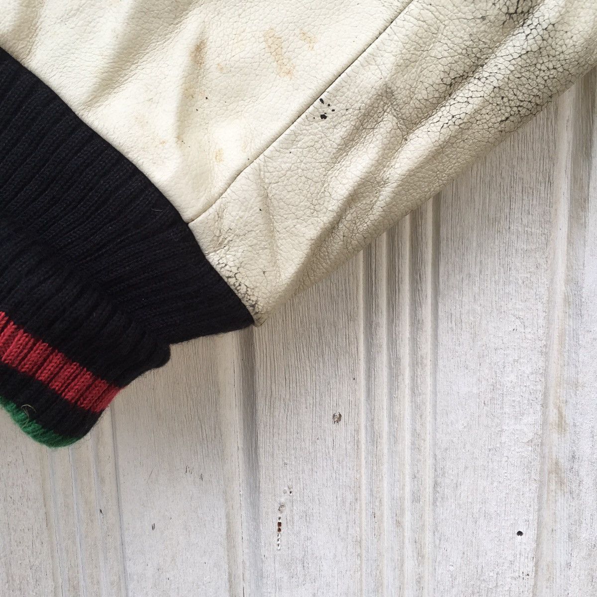 Vintage Golddigger 24 KARATS Varsity Leather Wool Rare Size US L / EU 52-54 / 3 - 6 Thumbnail