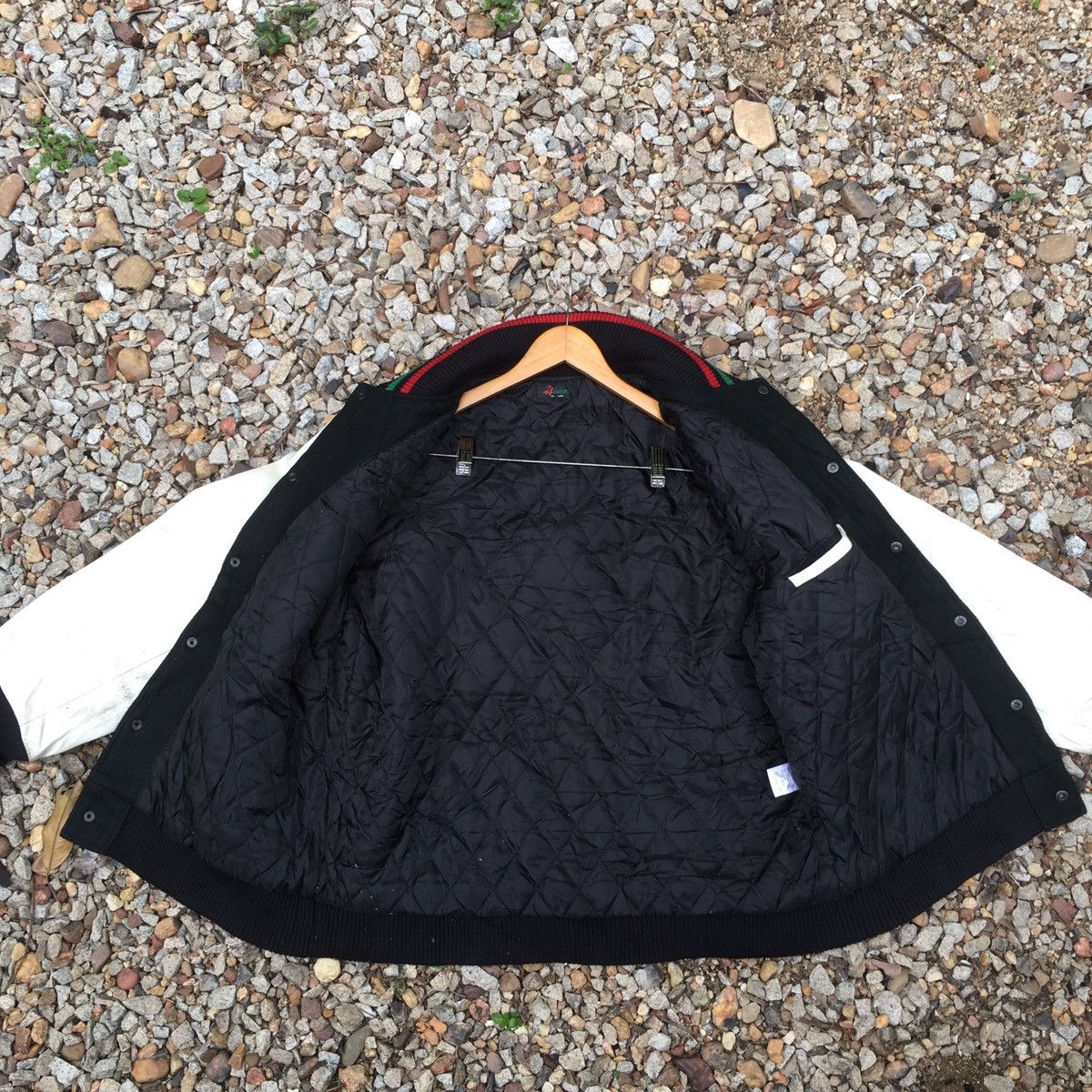 Vintage Golddigger 24 KARATS Varsity Leather Wool Rare Size US L / EU 52-54 / 3 - 16 Thumbnail
