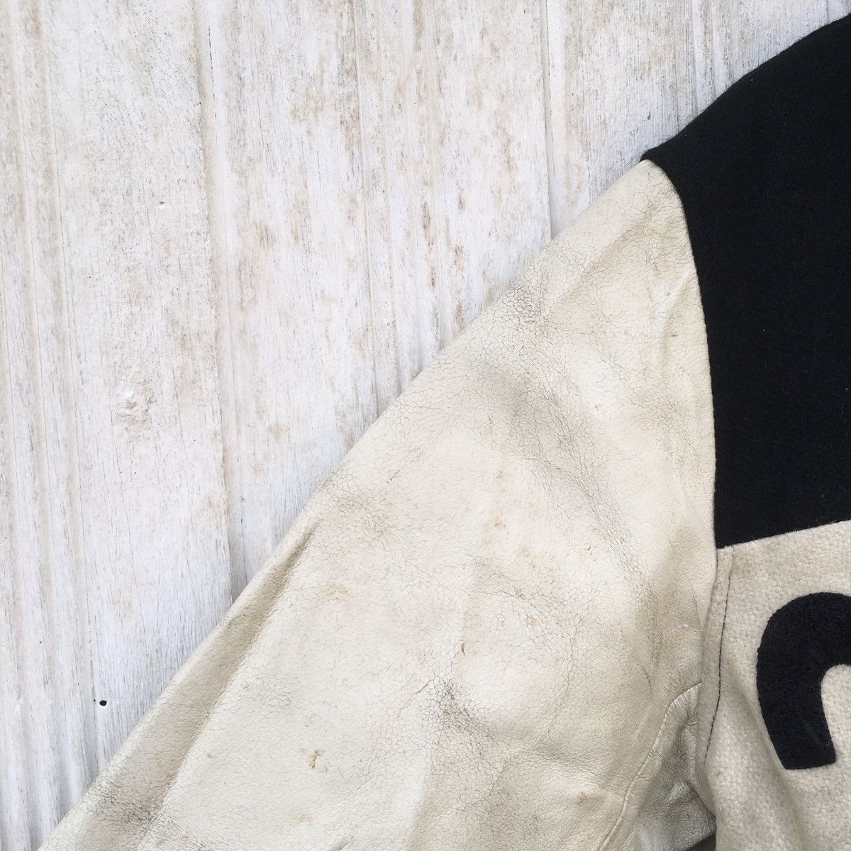 Vintage Golddigger 24 KARATS Varsity Leather Wool Rare Size US L / EU 52-54 / 3 - 4 Thumbnail