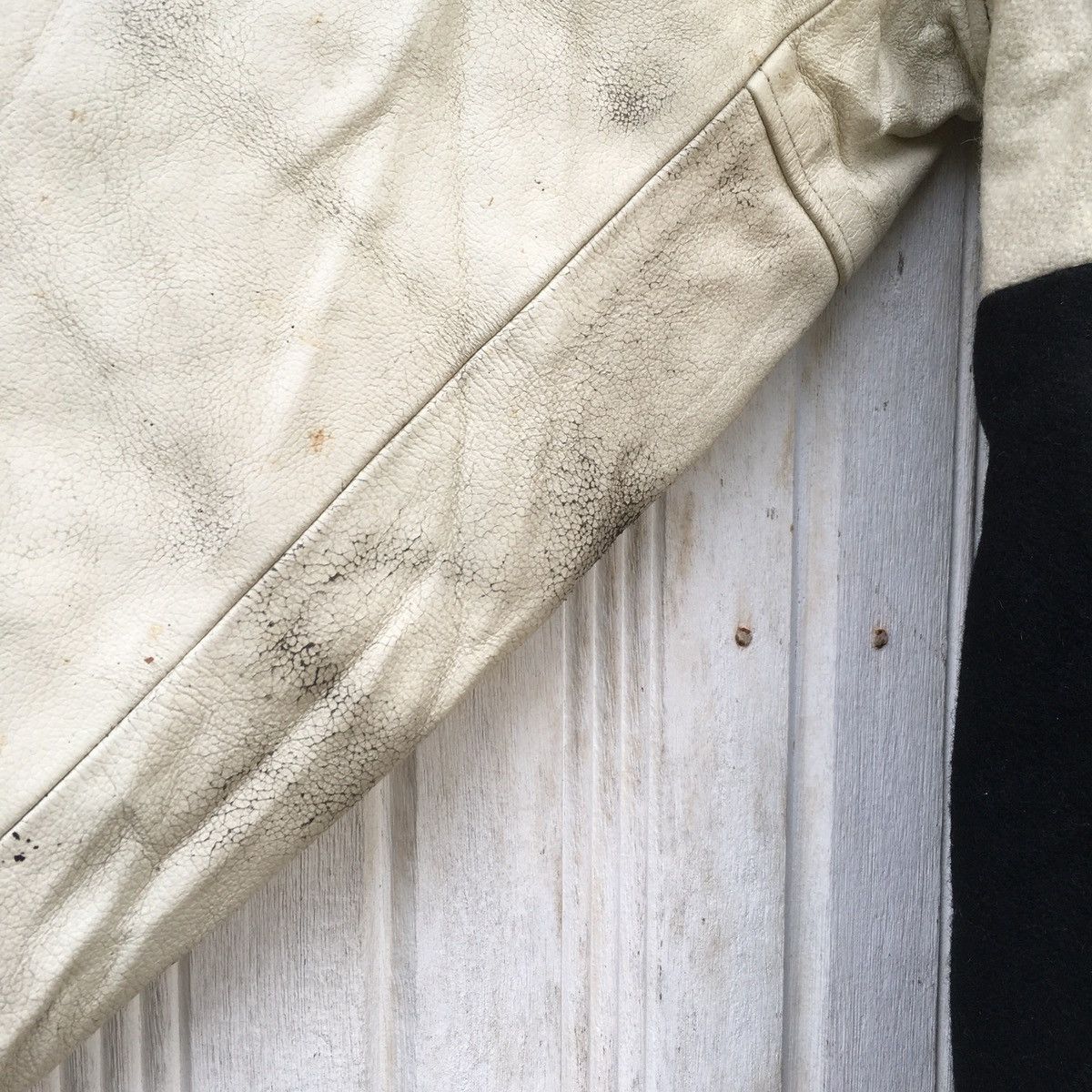 Vintage Golddigger 24 KARATS Varsity Leather Wool Rare Size US L / EU 52-54 / 3 - 3 Thumbnail
