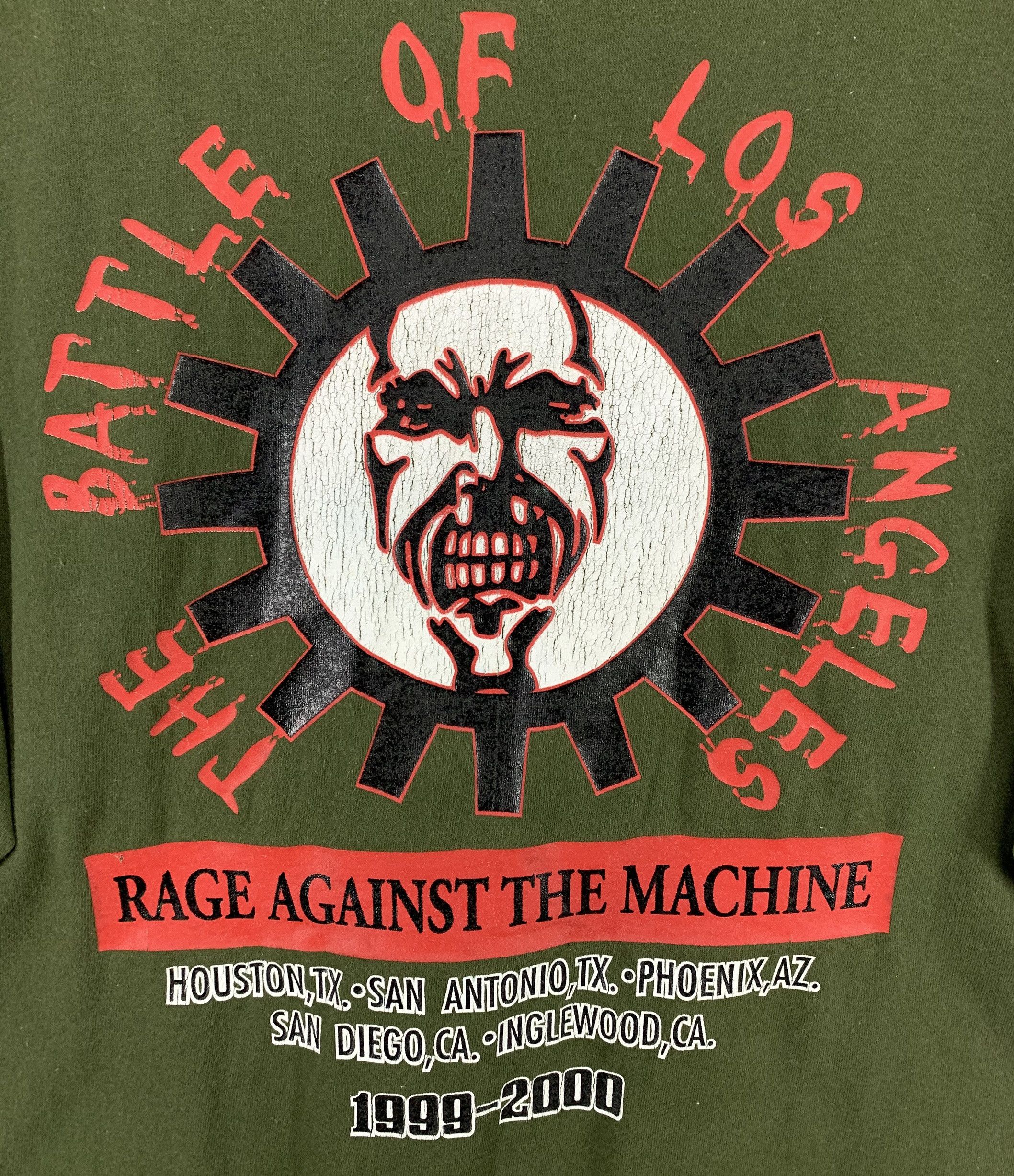 Band Tees × Vintage Rage against the machine battle of los angeles vtg shirt Size US L / EU 52-54 / 3 - 6 Thumbnail