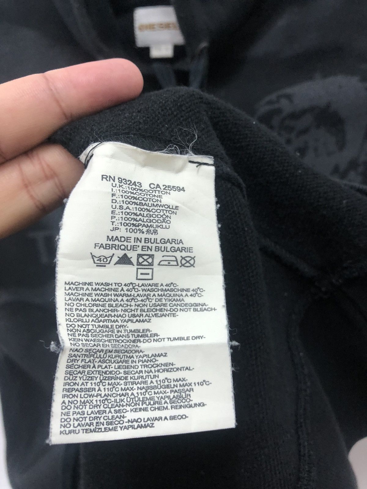 Diesel Rare DIESEL The Future Is Not What It Used To Be Hoodie Size US M / EU 48-50 / 2 - 4 Thumbnail