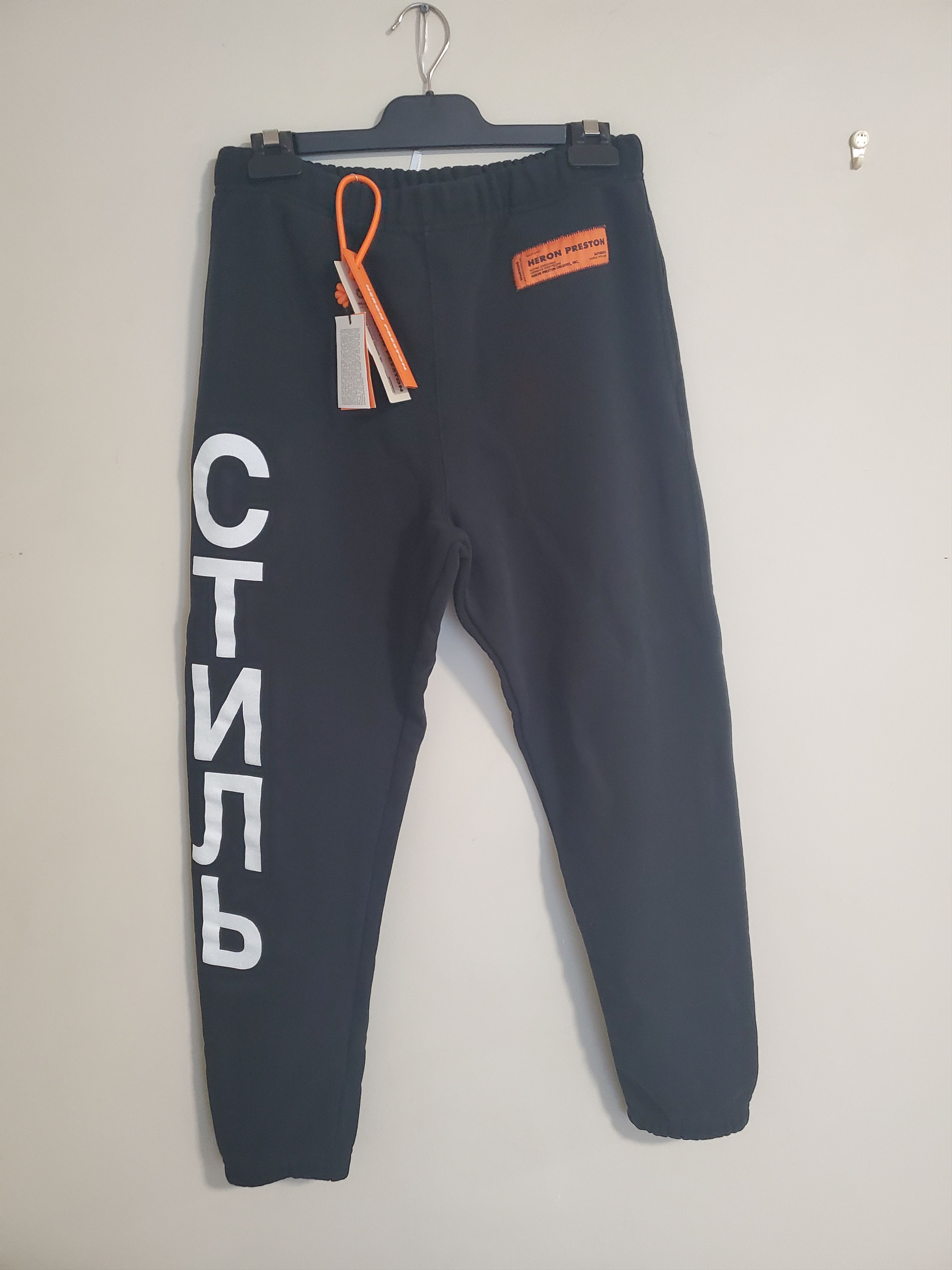 image of Heron Preston Ctnmb Sport Sweatpants in Black, Men's (Size 34)