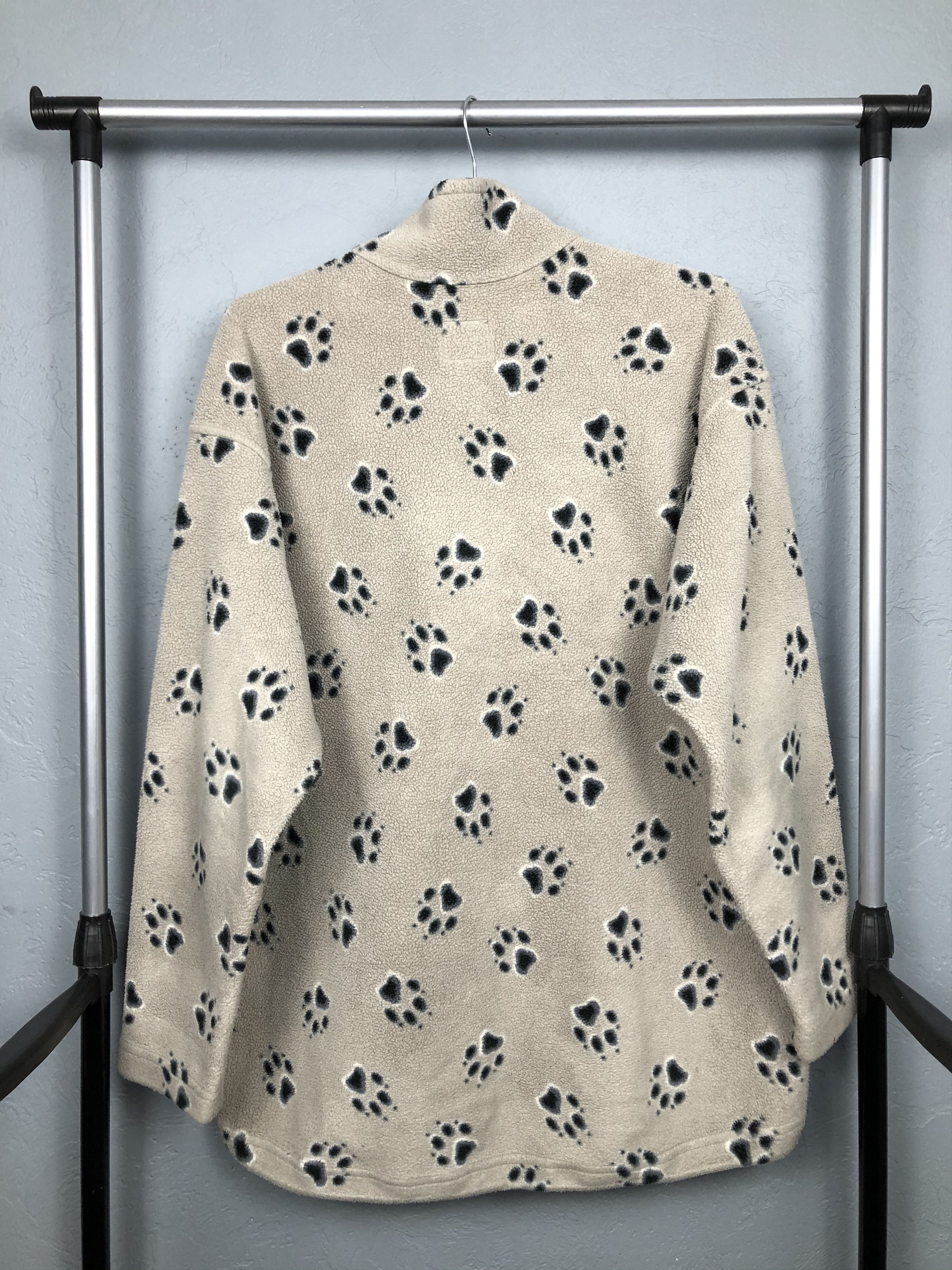 Jack Wolfskin Vintage Jack Wolfskins Multilogo Fleece Jacket Size US L / EU 52-54 / 3 - 6 Thumbnail