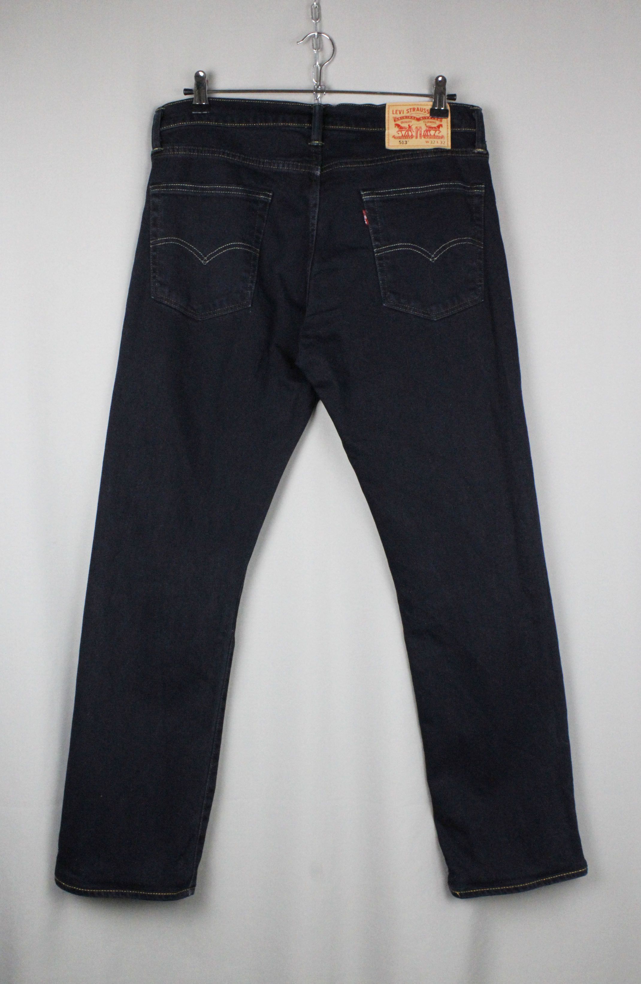 Denime × Levi's × Levi's Vintage Clothing Levi's 513 Washed Black Slim Straight Denim pants Size US 32 / EU 48 - 1 Thumbnail