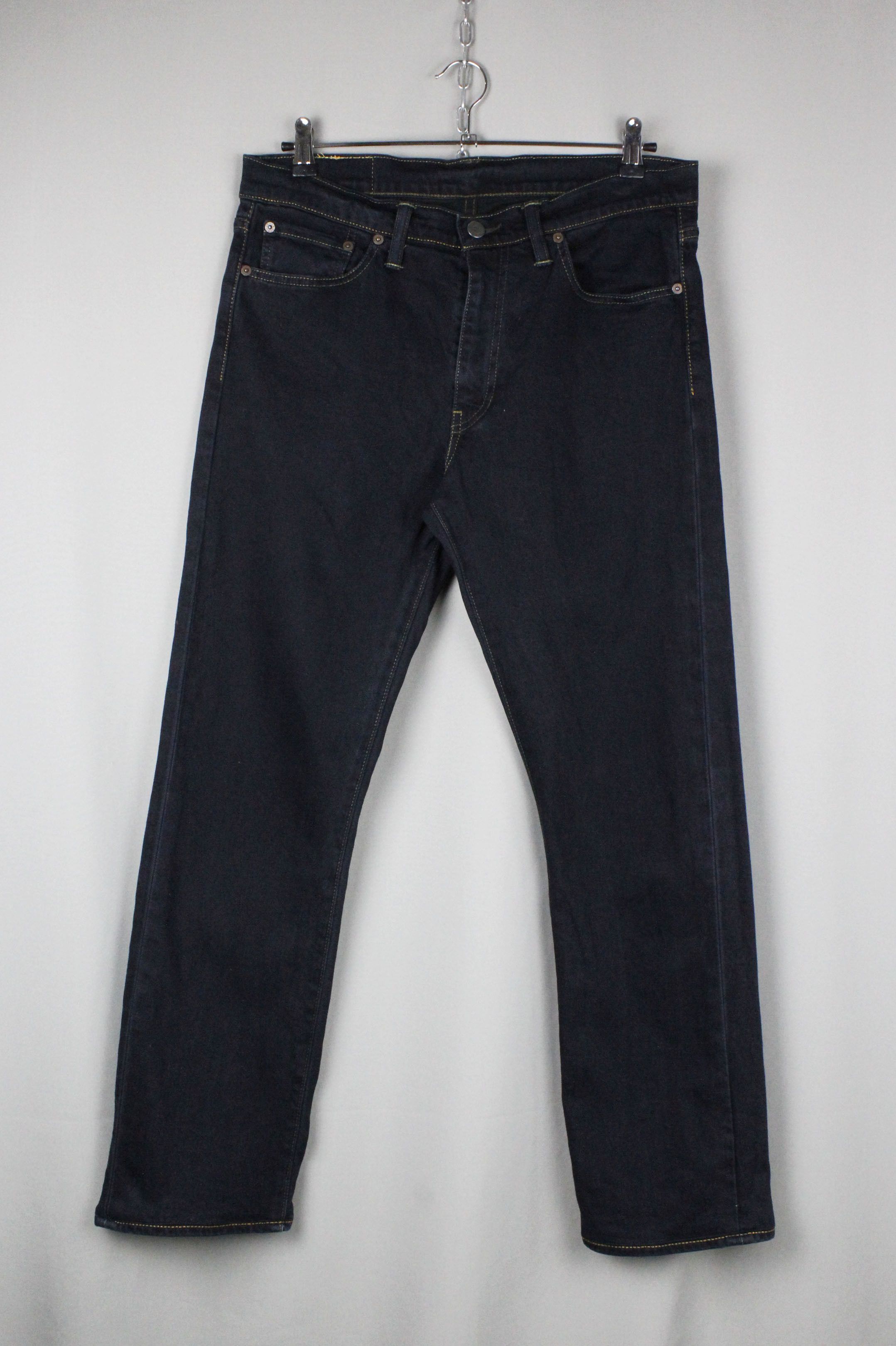 Denime × Levi's × Levi's Vintage Clothing Levi's 513 Washed Black Slim Straight Denim pants Size US 32 / EU 48 - 2 Thumbnail